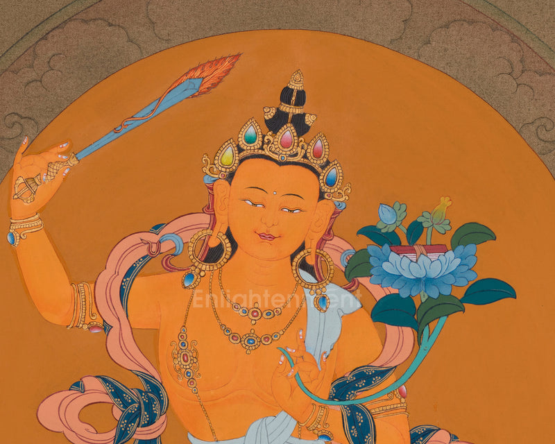 The Three Enlightened Bodhisattvas | Manjushri, Avalokiteshvara & Vajrapani