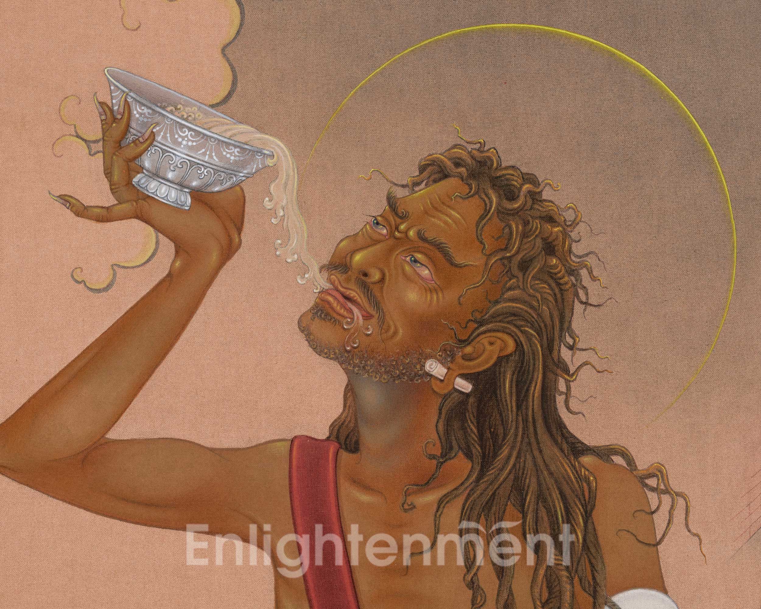 Milarepa Tibetan Art | Himalayan Master of Meditation and Enlightenment | Home Decor