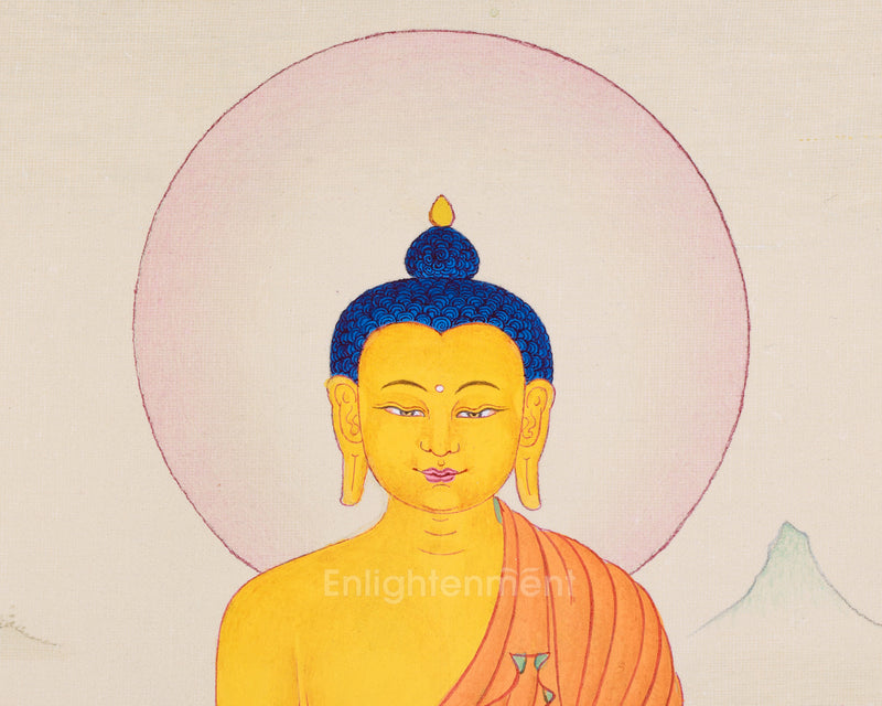 Buddha Shakyamuni Small Thangka