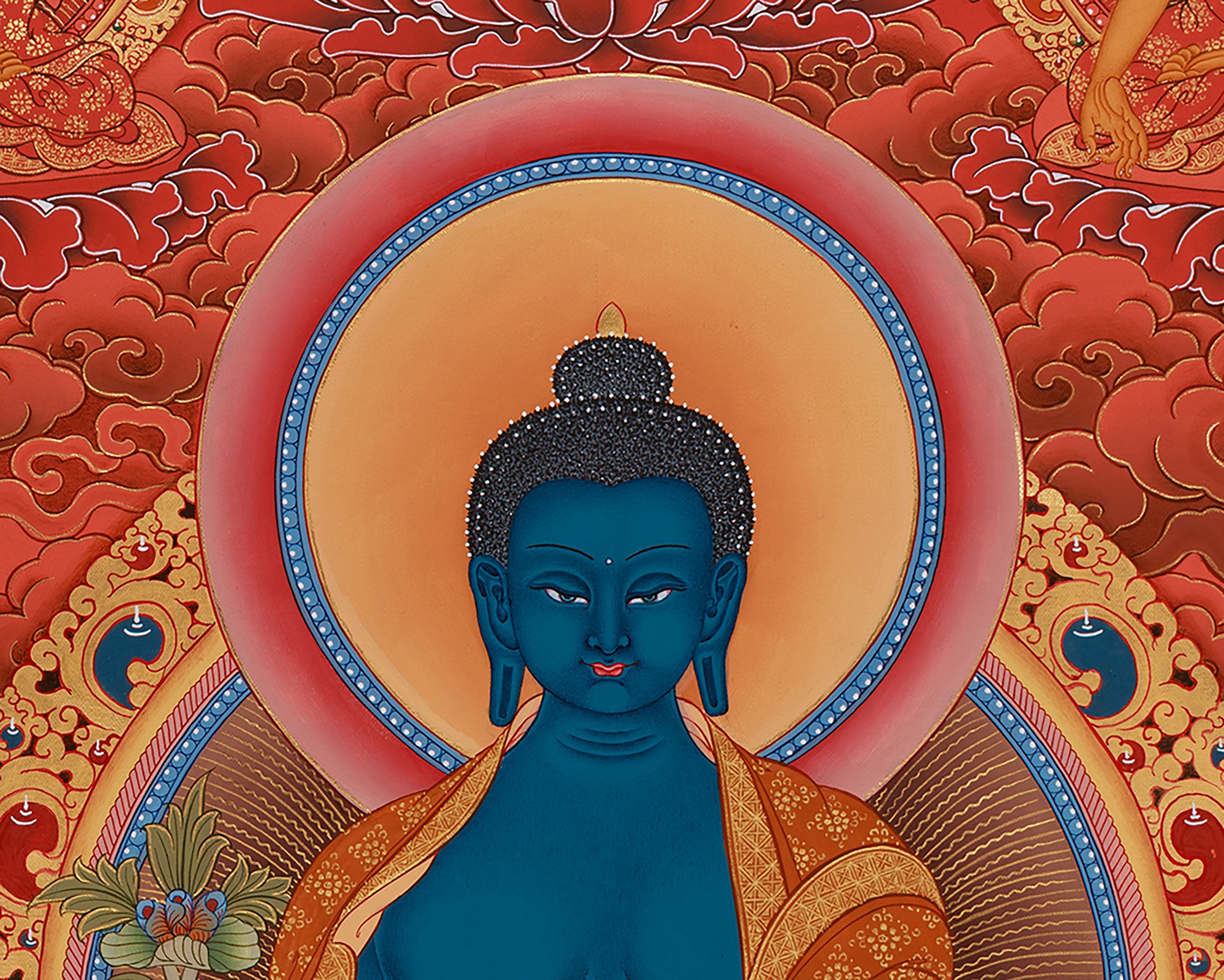 Healing Buddha With Dhyani Buddhas | Spiritual Healing & Balance