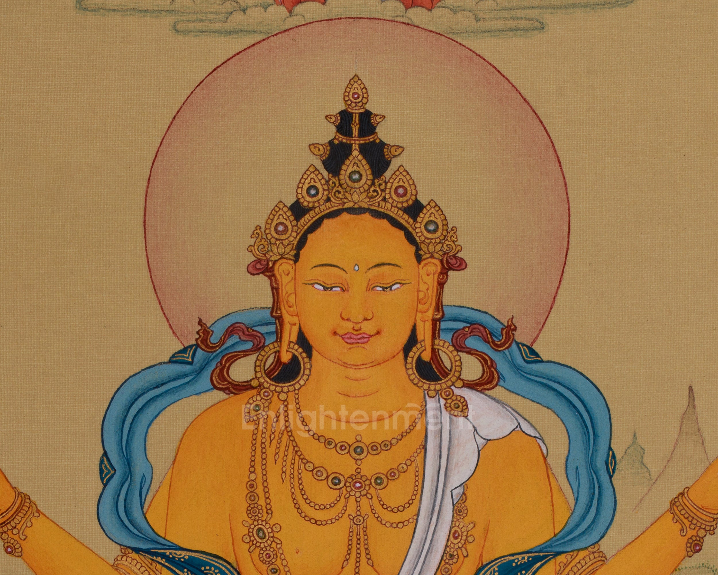 Goddess Prajnaparamita Thangka | "Great Mother" of all Buddhas