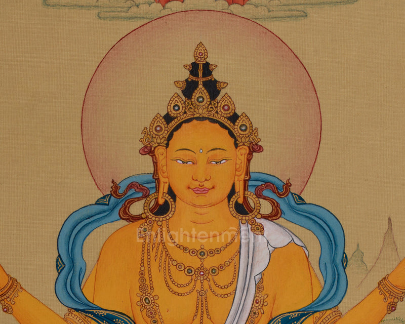 Goddess Prajnaparamita Thangka | "Great Mother" of all Buddhas