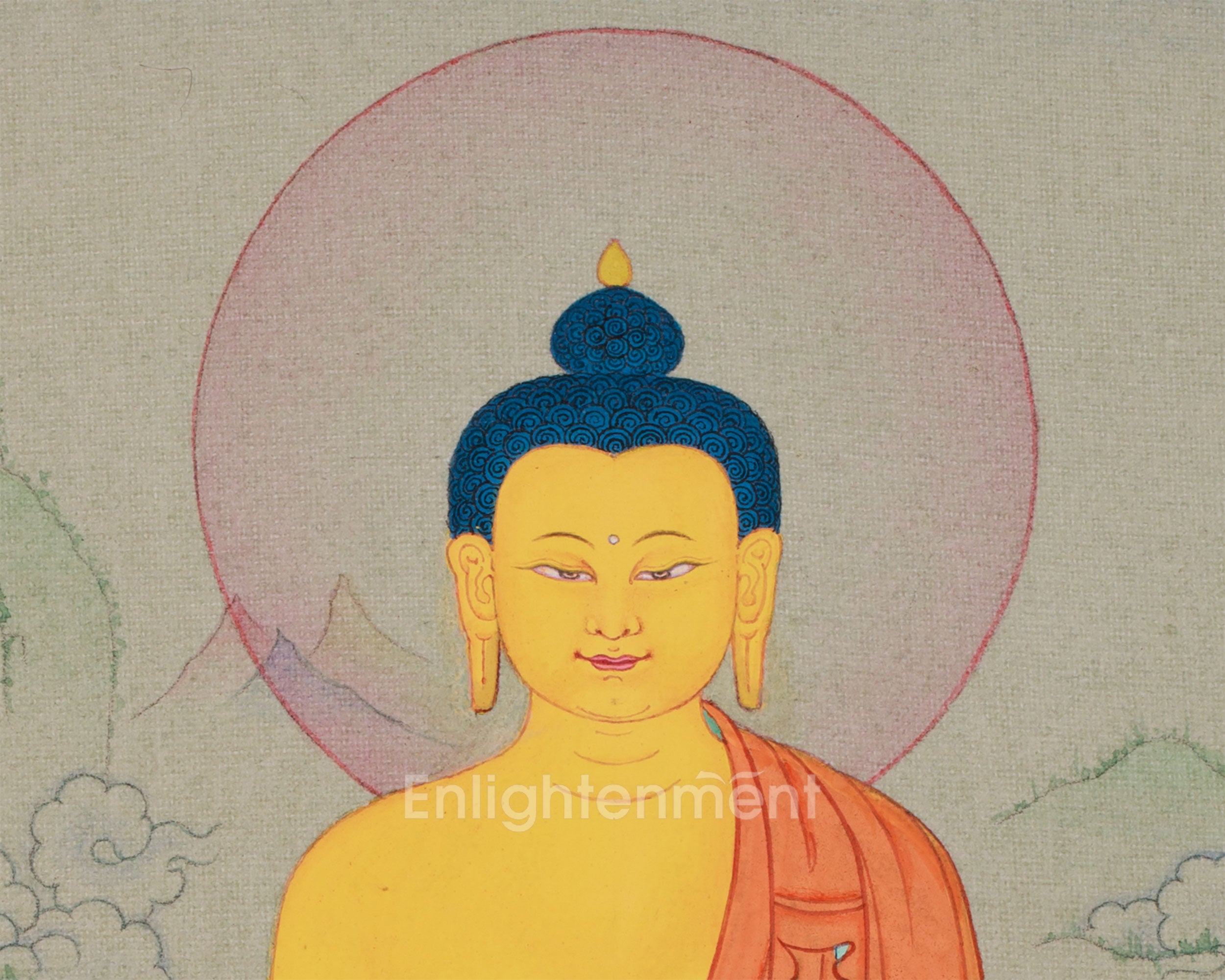 Thangka Painting of Buddha Shakyamuni