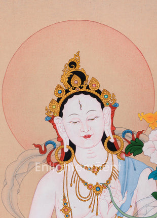 Wisdom and Compassion: Unveiling the Mystique of White Tara Thangka