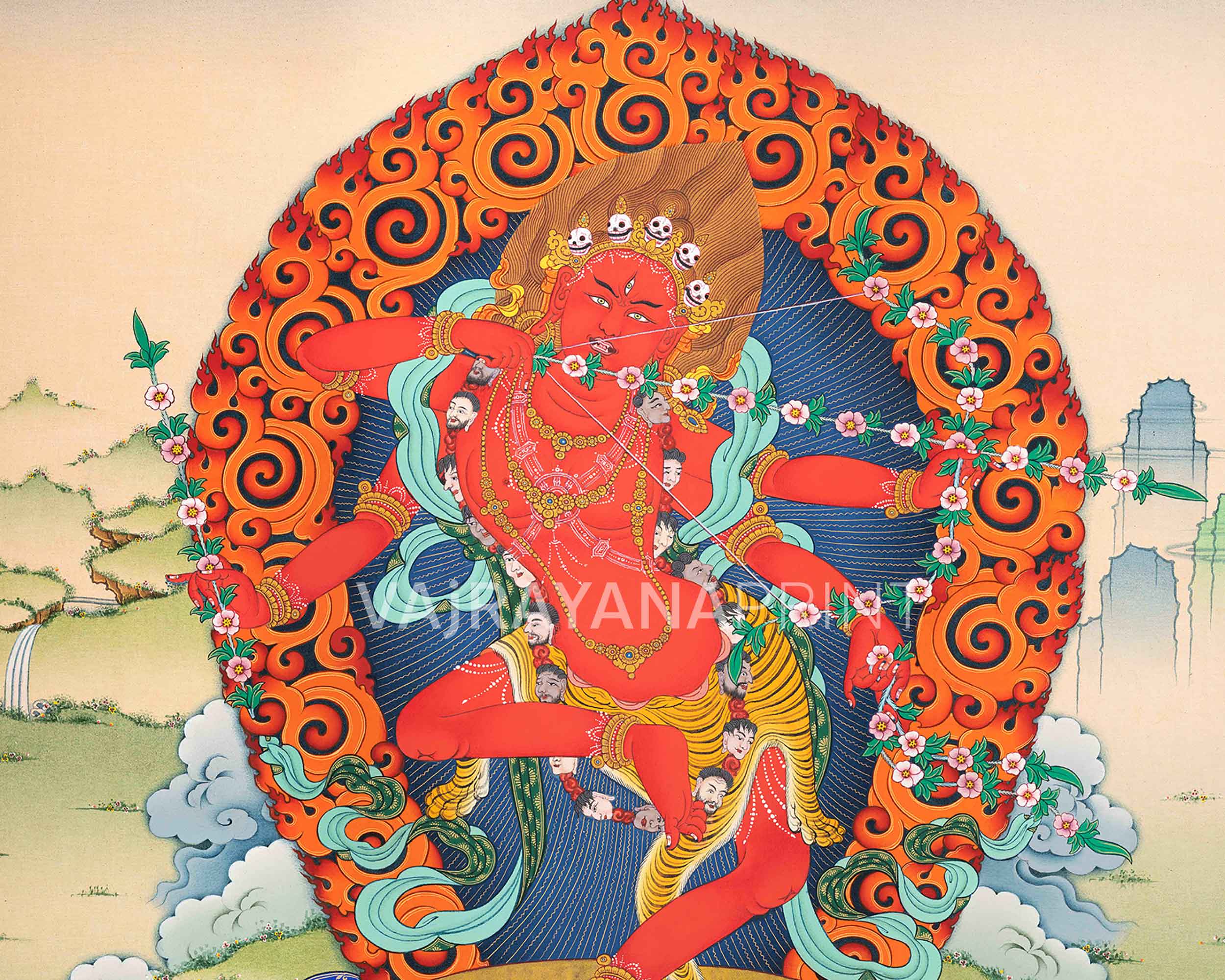 Kurukulla Canvas Print | High Quality Art as a Goddess of Love