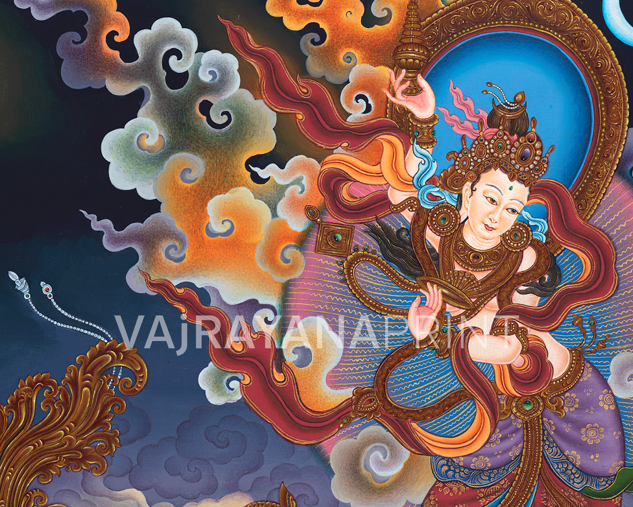 High-Quality Ganga Canvas Print |  Nepal Art