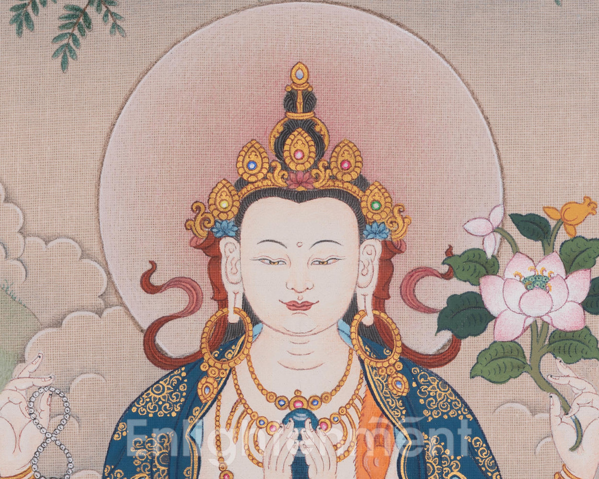 Chenrezig Tibetan Buddhist Art | Revered Bodhisattva Avalokiteshvara
