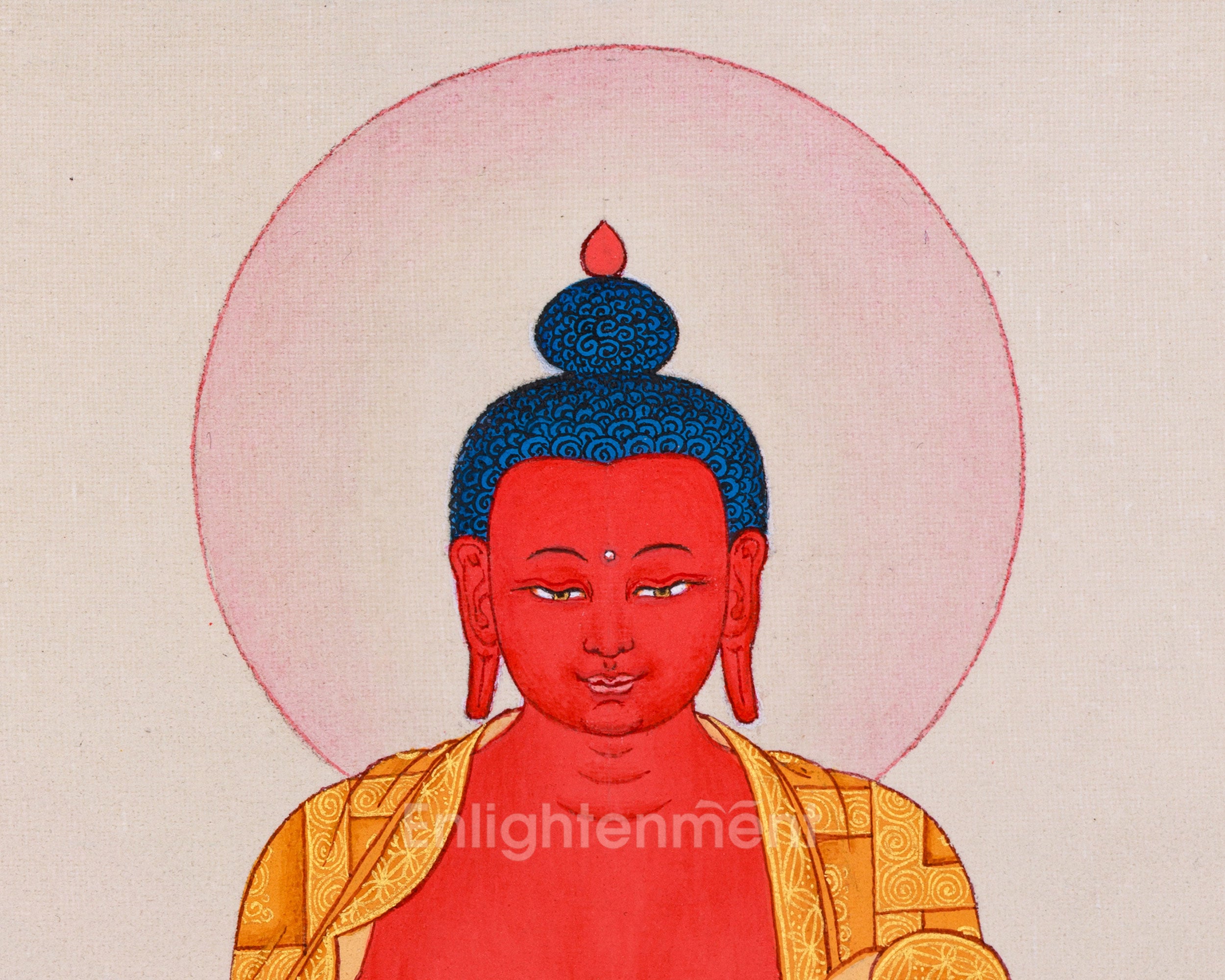 Buddha of Pure Land Amitabha Thangka | Beacon of Infinite Light and Compassion