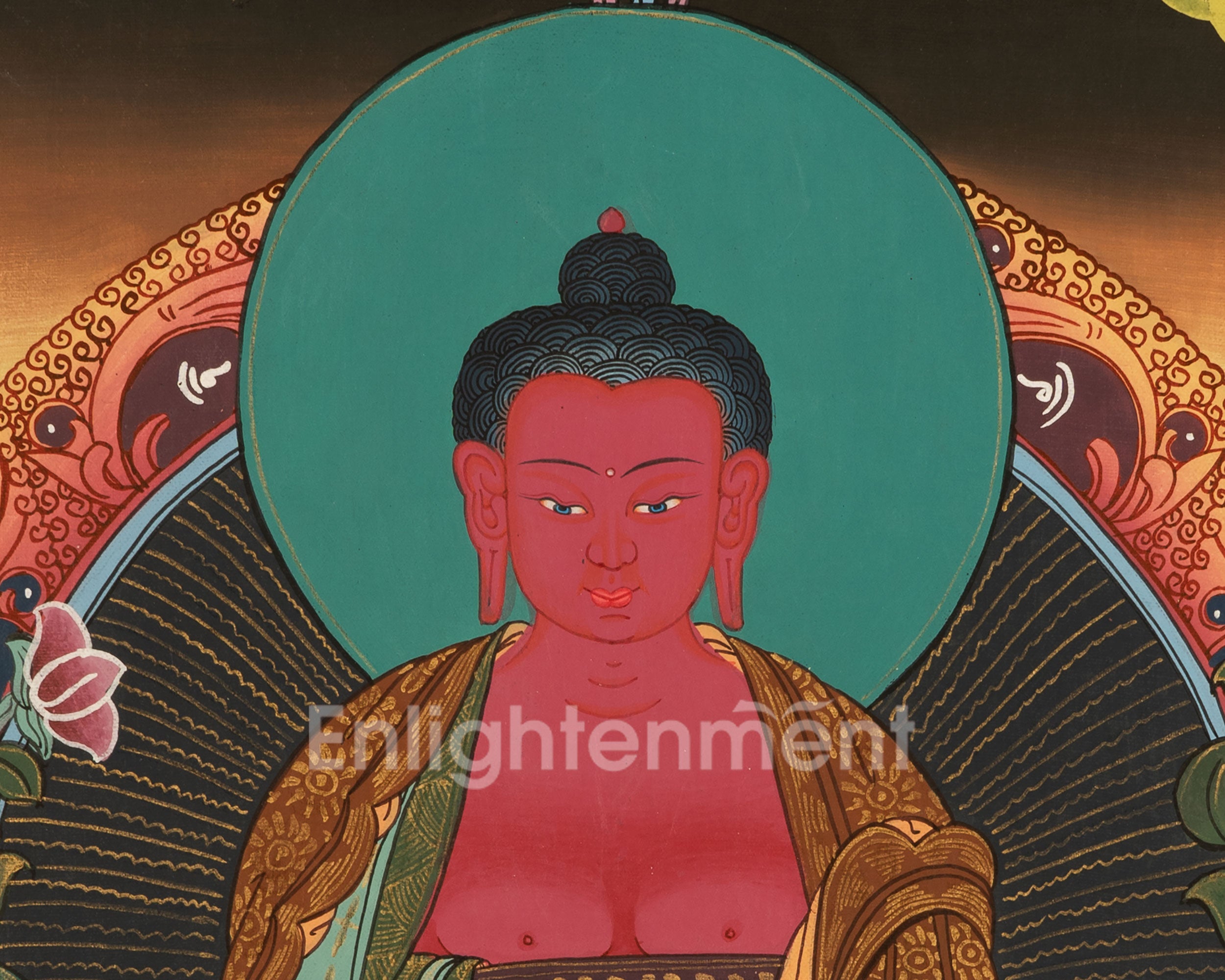 Amitabha Buddha Thangka | Tibetan Buddhist Crafts Wall Hanging