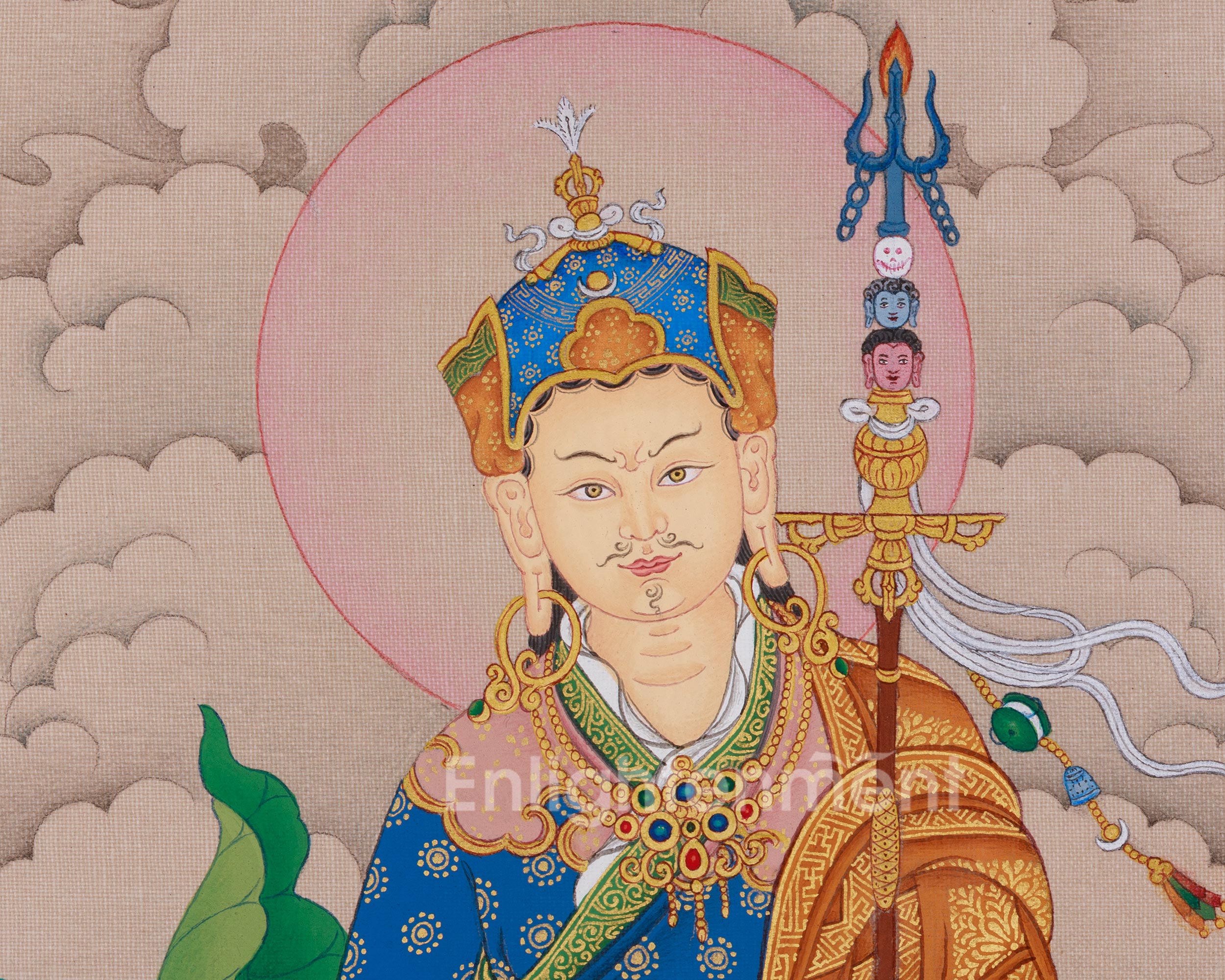 Sacred Thangka of Guru Rinpoche | A Divine Masterpiece of Enlightenment