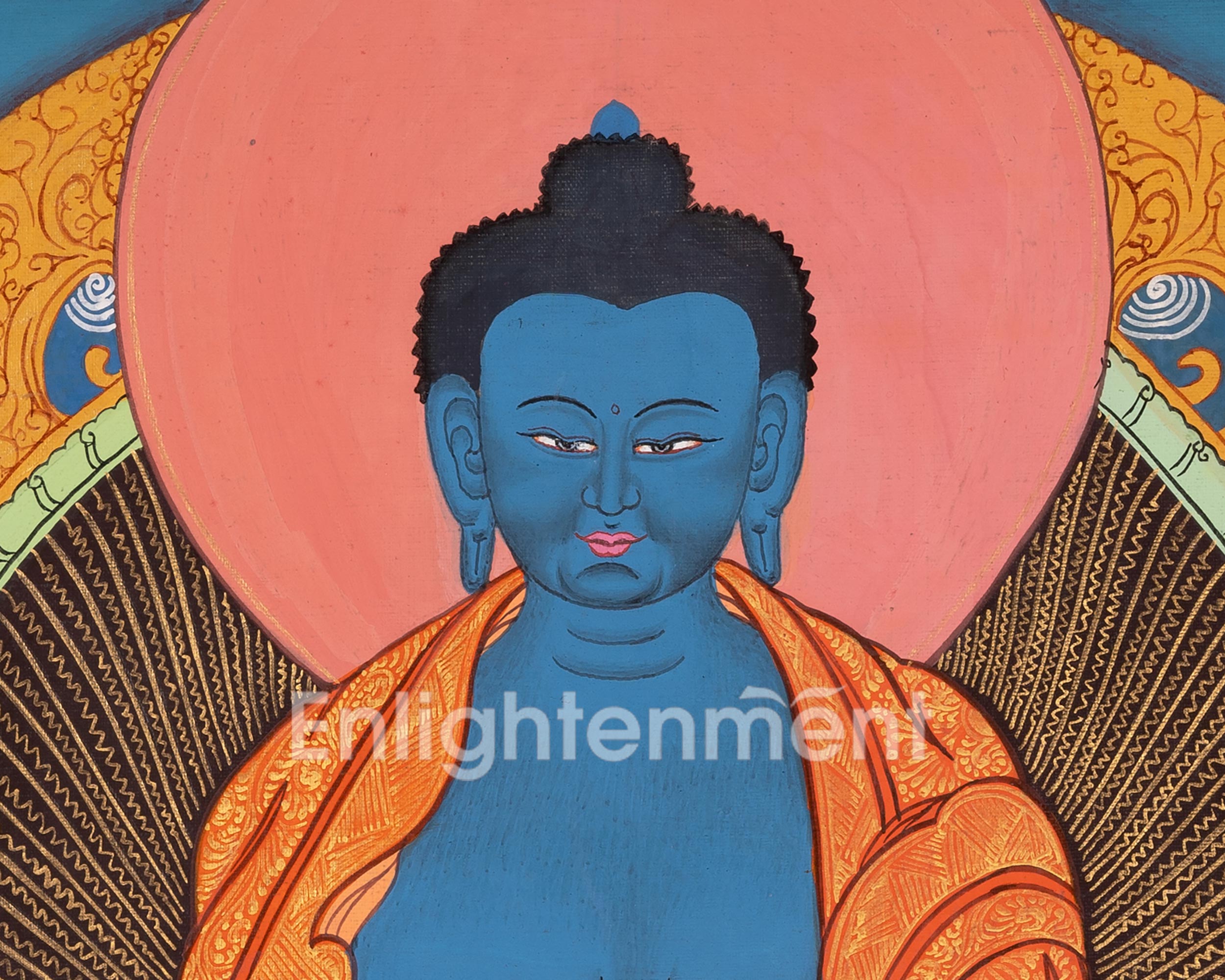 Thangka of Medicine Buddha | Bhaisajyaguru Painting