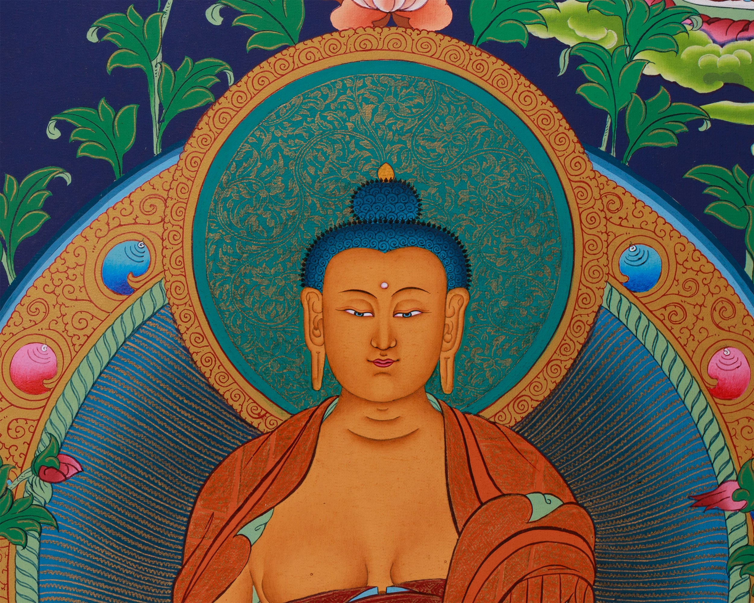 Historical Gautama Buddha Thangka | Founder of Buddhism