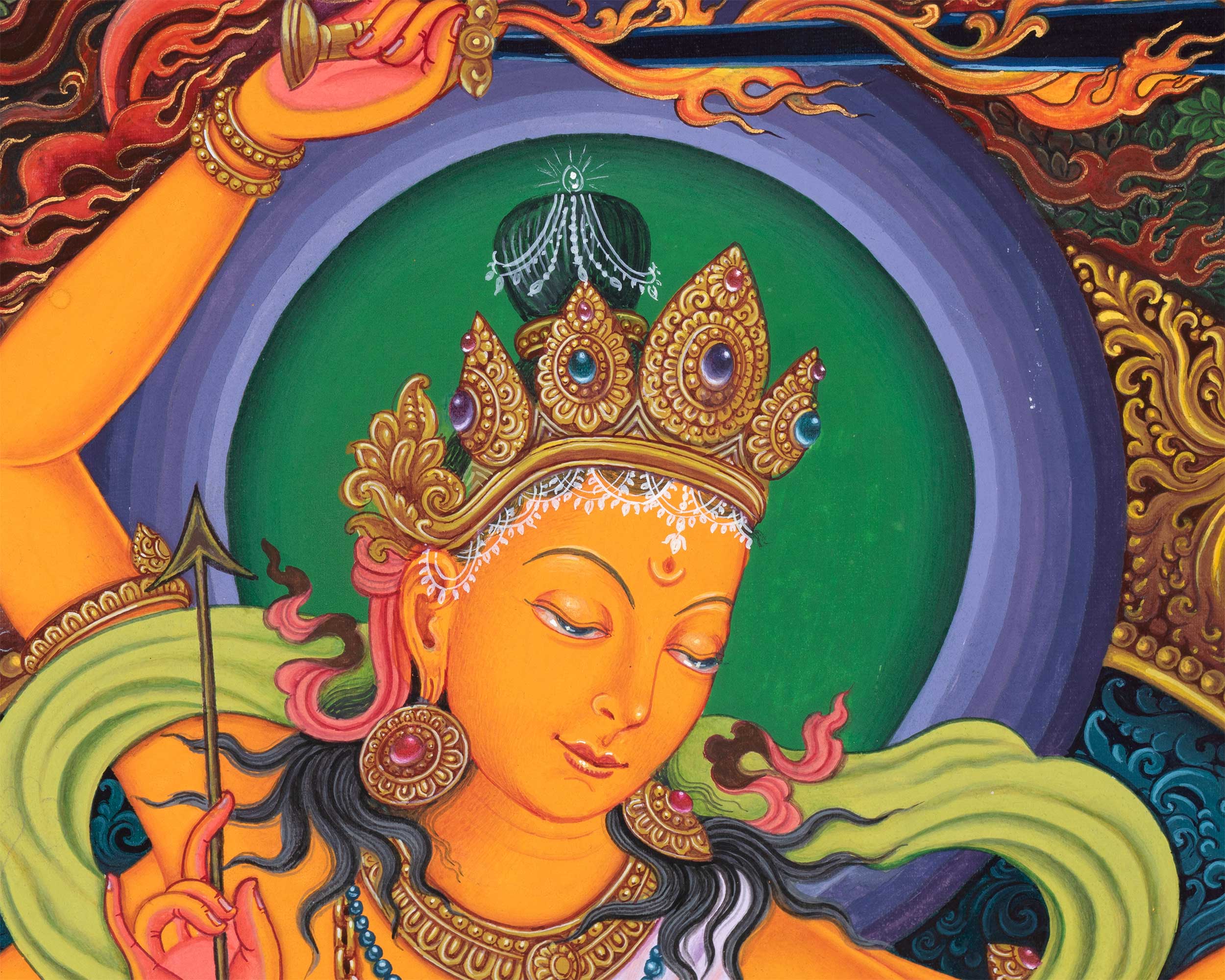 mother manjushri face 