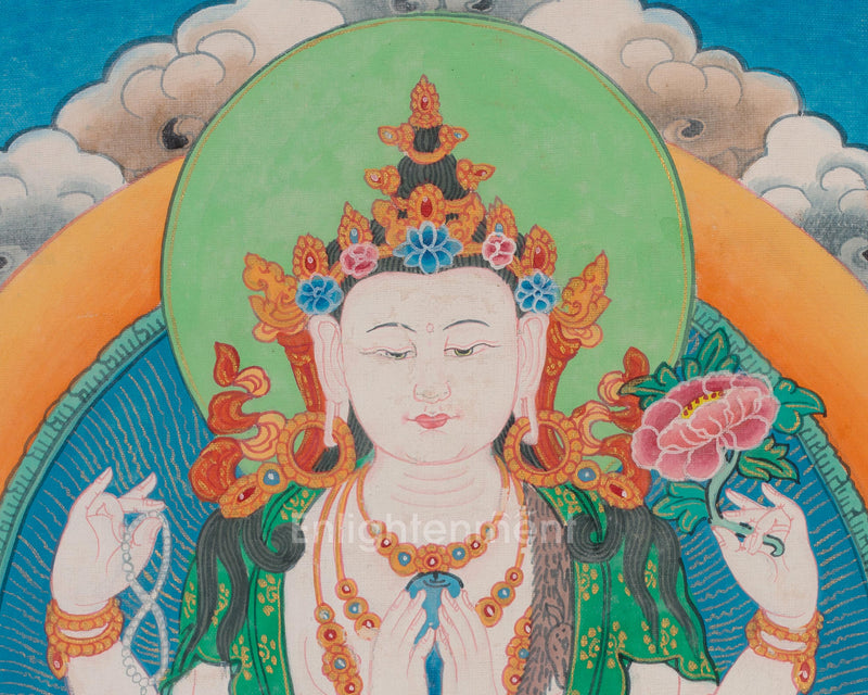 Chenrezig Bodhisattva of Great Compassion | 4 Armed Avalokiteshvara