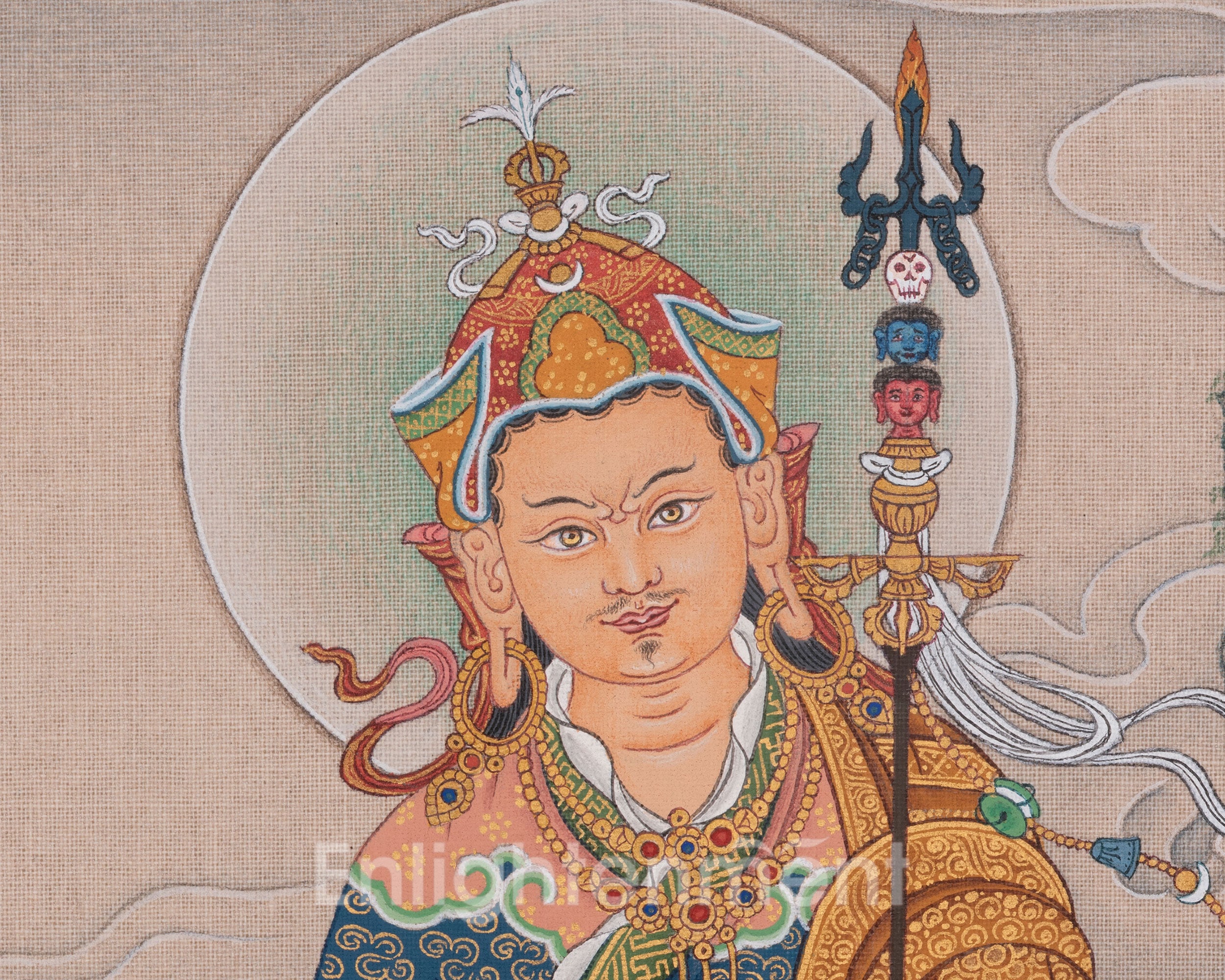 Guru Rinpoche Sacred Art | Founder of The Nyingma Tradition | Spiritual Gift