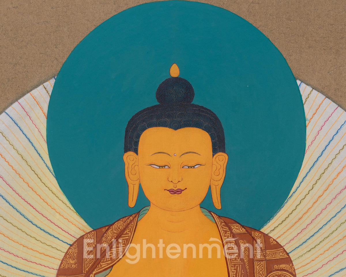 Siddhartha Gautama Meditation Art | Shakyamuni Buddha | Traditional Painting