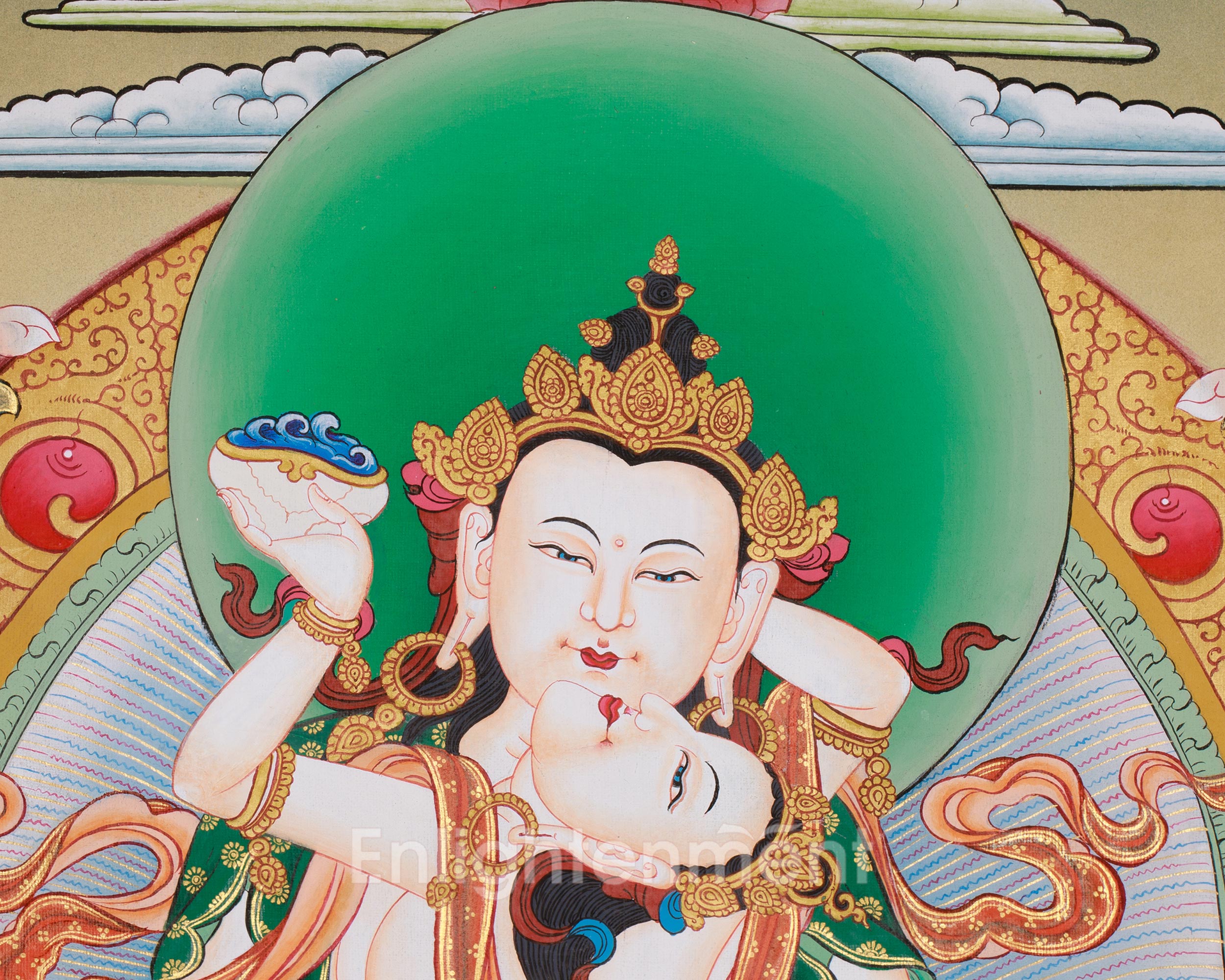 Vajrasattva Tibetan Artwork | The Ultimate State of Spiritual Purity | Diamond Being