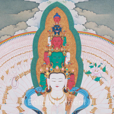 Divine 1000 Armed Avalokiteshvara Art | The Embodiment of Infinite Compassion and Enlightenment