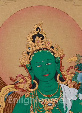 Protection of Bodhisattva Green Tara | Lhasa Stone Colors