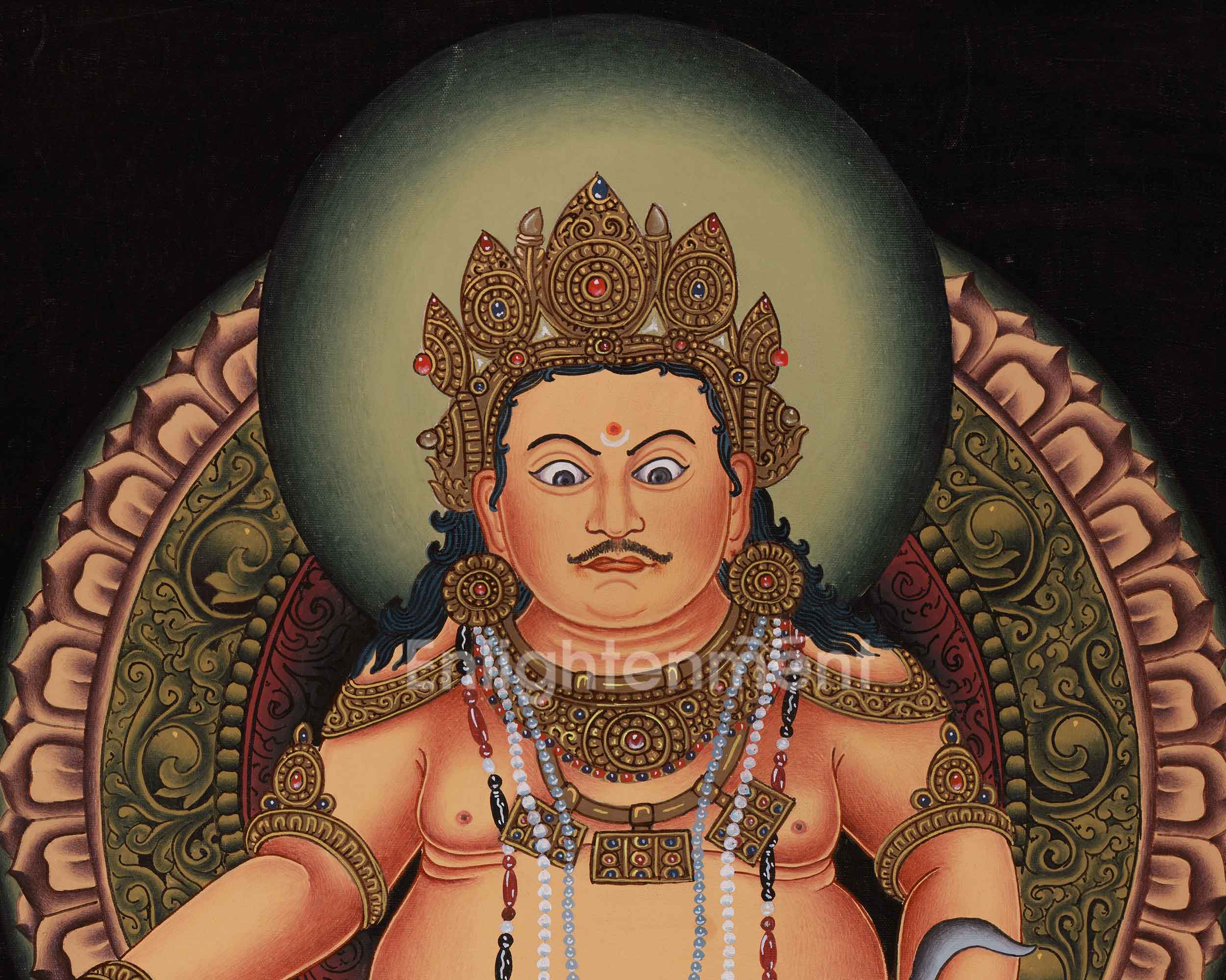 Tibetan Yellow Jambhala | Symbol of Wealth and Abundance