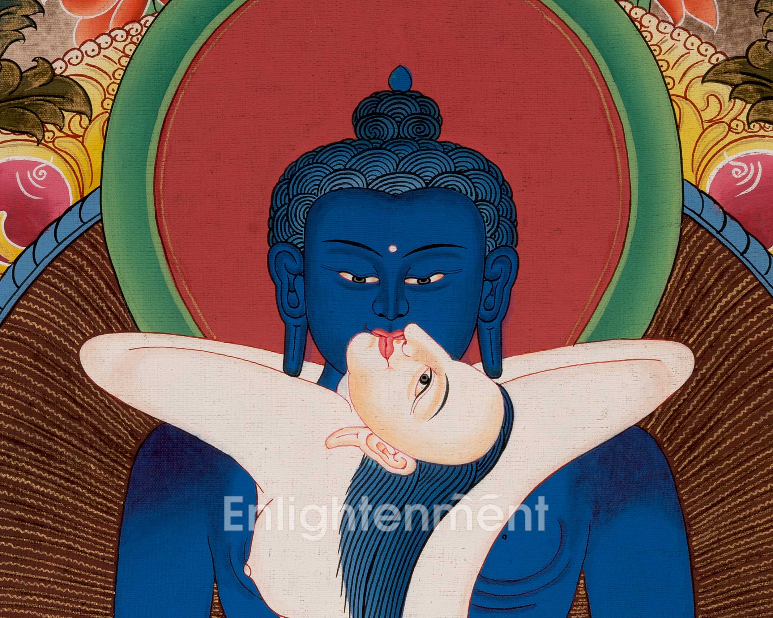 Buddha Samantabhadra Thangka | Tantric Union of Wisdom & Compassion