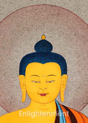 The Buddha's Legacy in Thangka Art | Historical Buddha Shakyamuni | Sacred Meditative Art