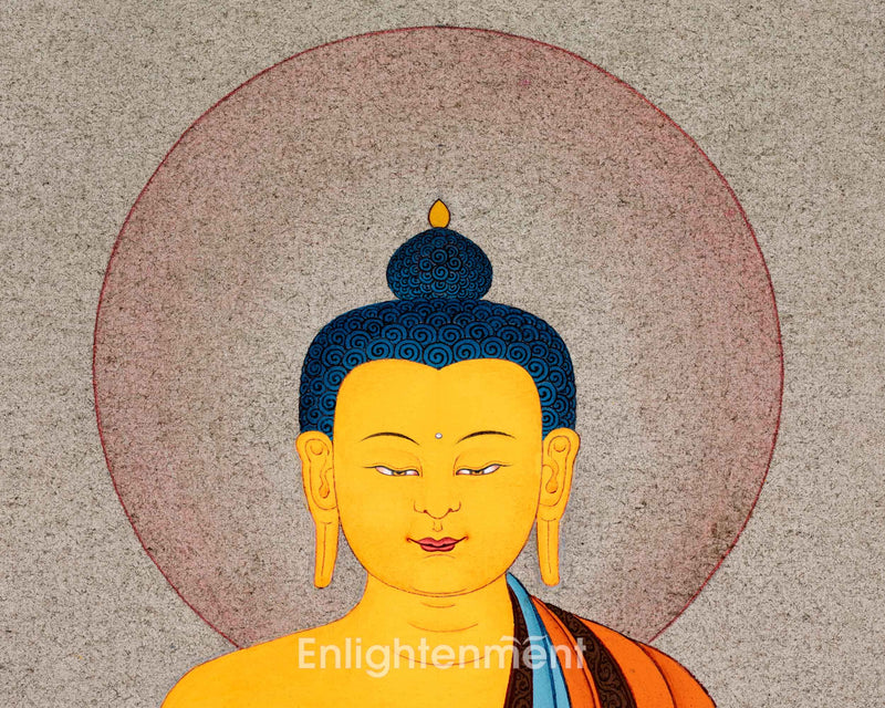 The Buddha's Legacy in Thangka Art | Historical Buddha Shakyamuni | Sacred Meditative Art