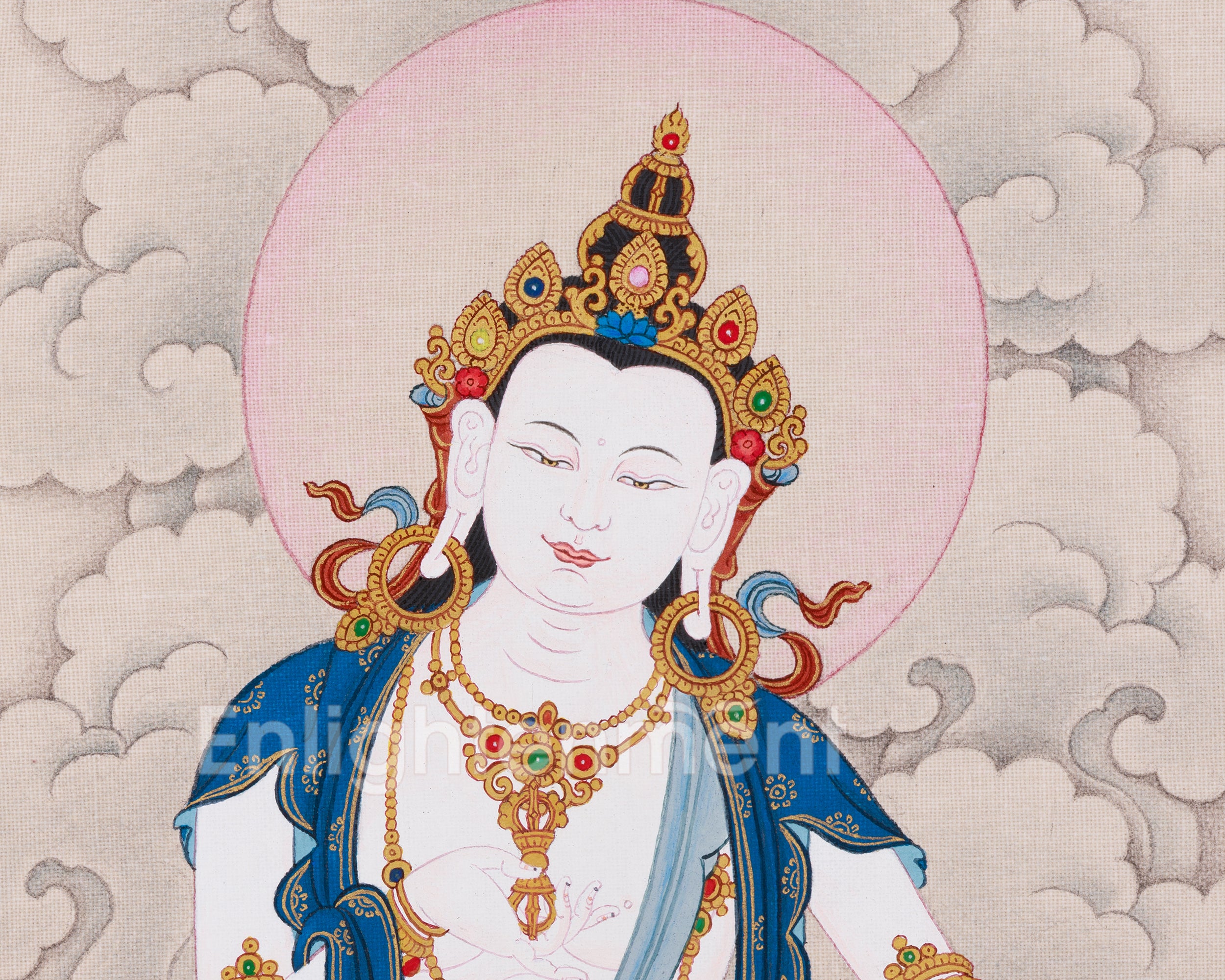 Vajrasattva Meditation Thangka | A Divine Symbol of Purification and Inner Peace