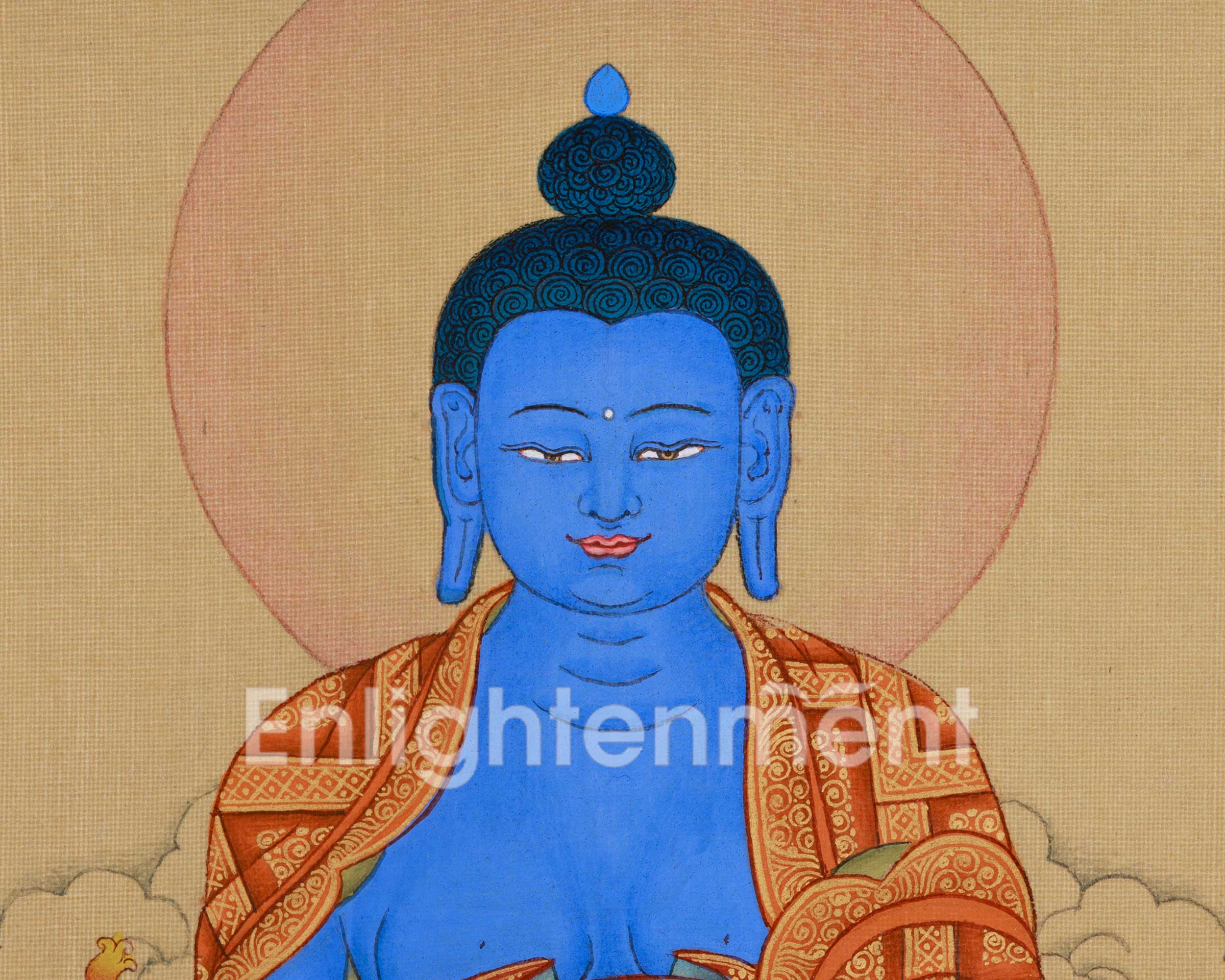Original Buddha of Medicine, Bhaisajyaguru Painting | Supreme Healer