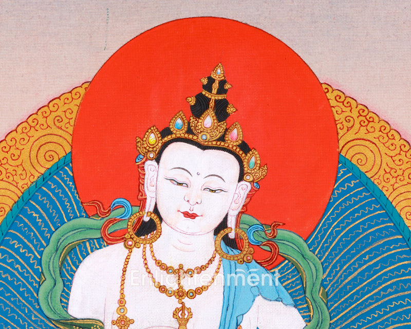 Vajrasattva Purification Thangka | Buddha of Renewal and Enlightenment