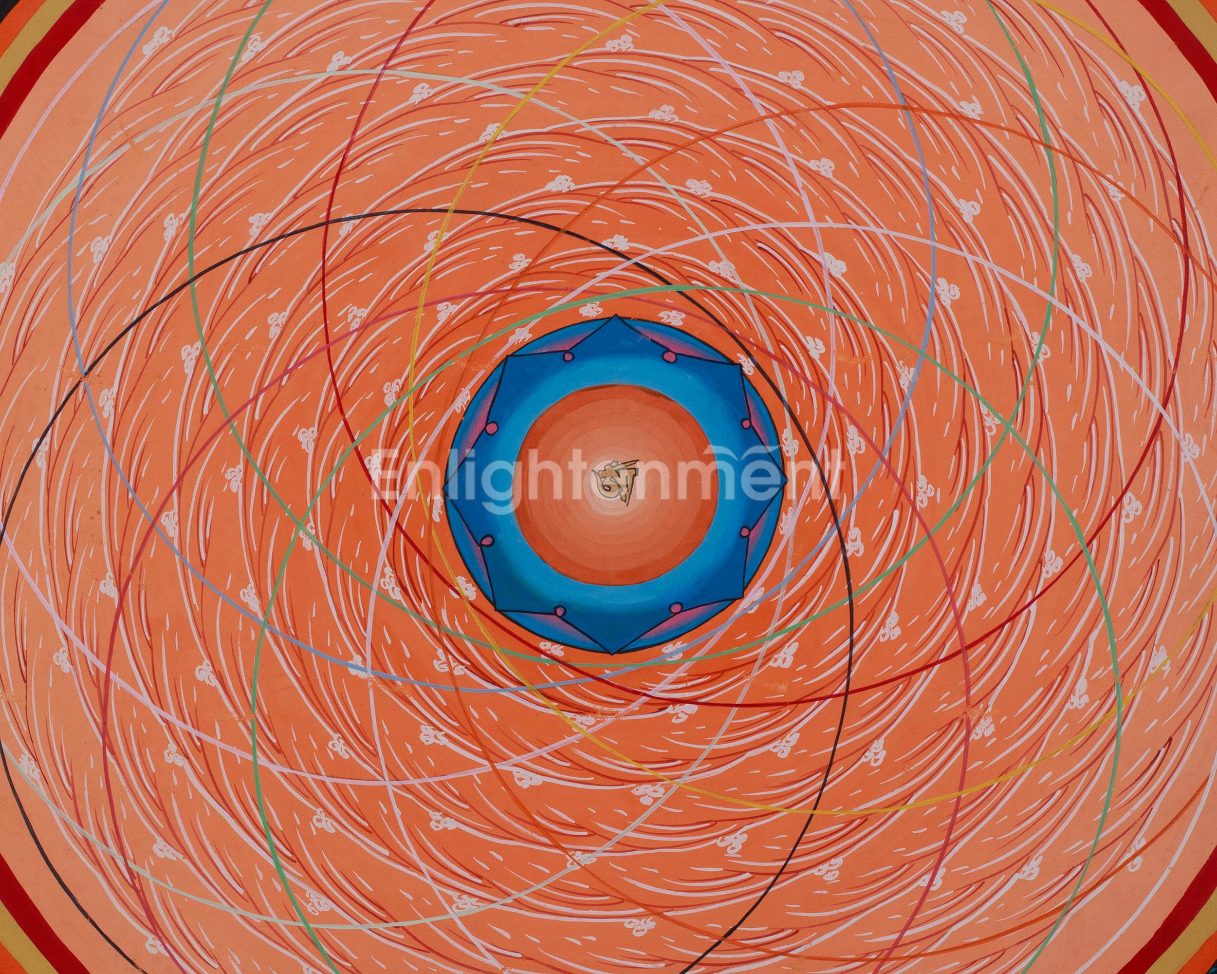 Himalayan Thangka of Mantra Mandala | Path to Inner Peace