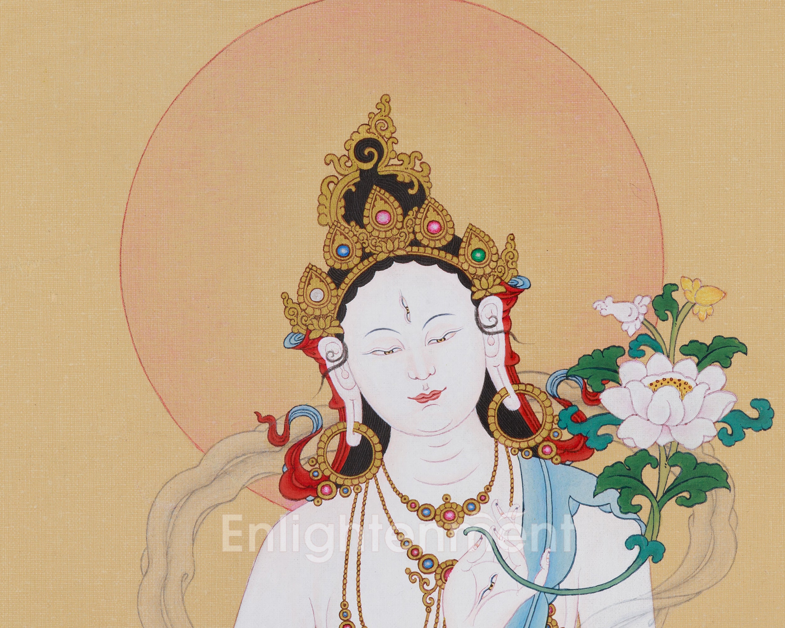 Divine Thangka of Sita Tara | A Sacred Symbol of Compassion, Healing, and Long Life