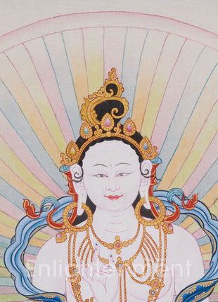 Beautiful Yeshe Tsogyel Thangka | Consort of Guru Padmasambhava