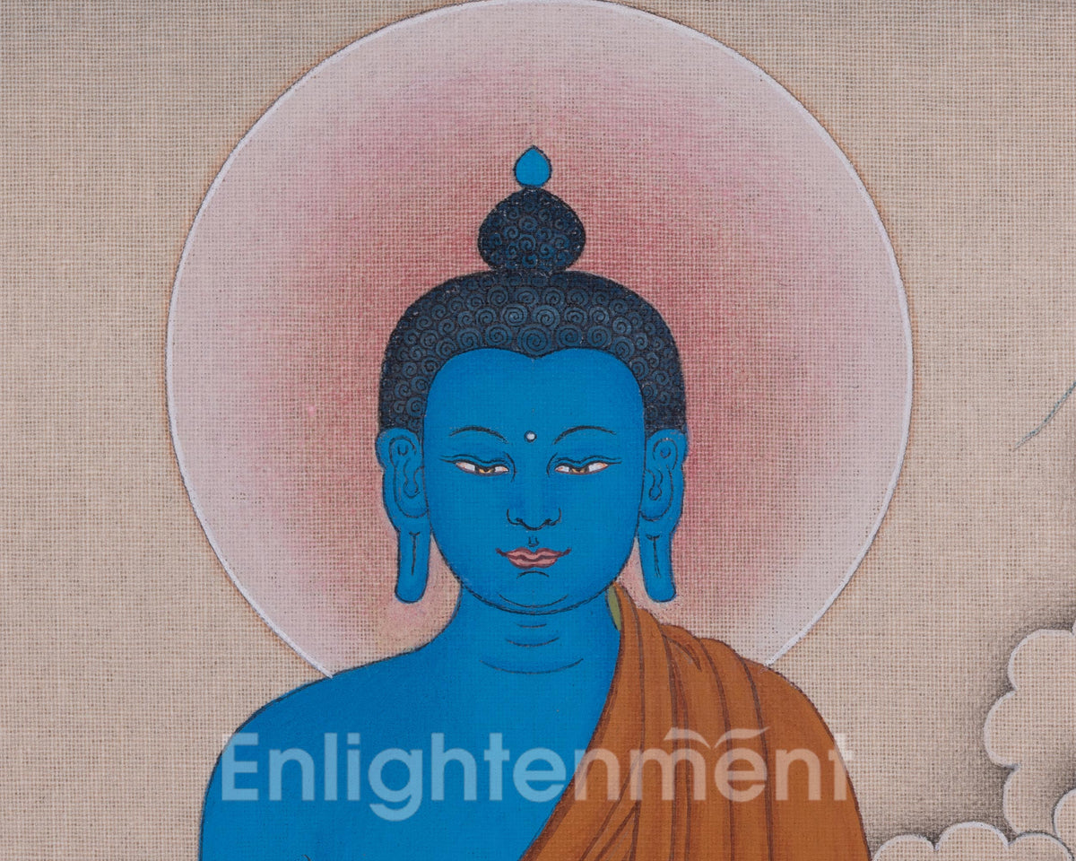 Bhaisajyaguru Art | Medicine Buddha Thangka | Enlightened Master of Healing