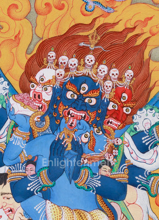 Yidam Vajrakilaya | Wrathful Deity Painting