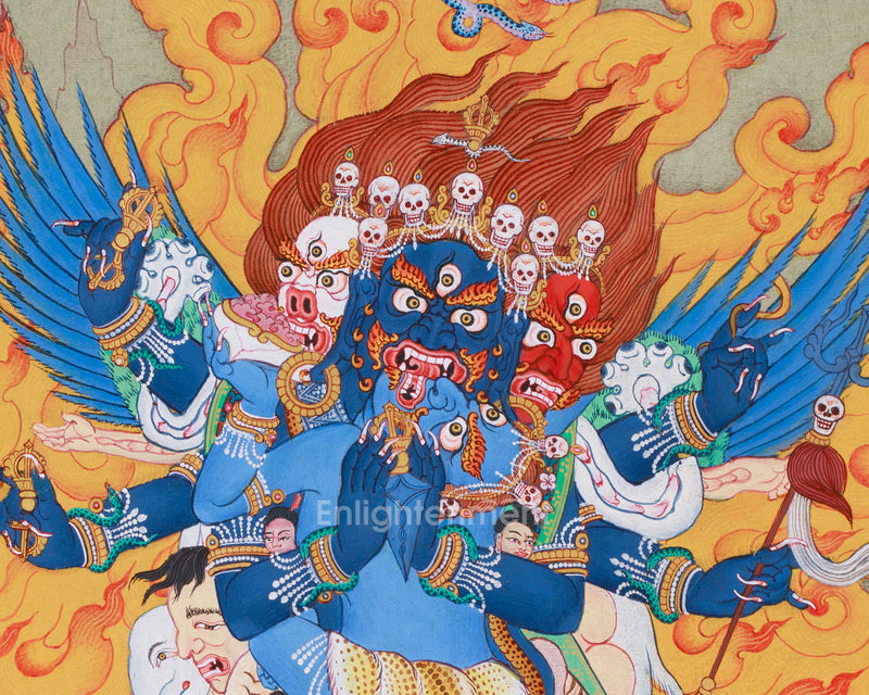 Yidam Vajrakilaya | Wrathful Deity Painting