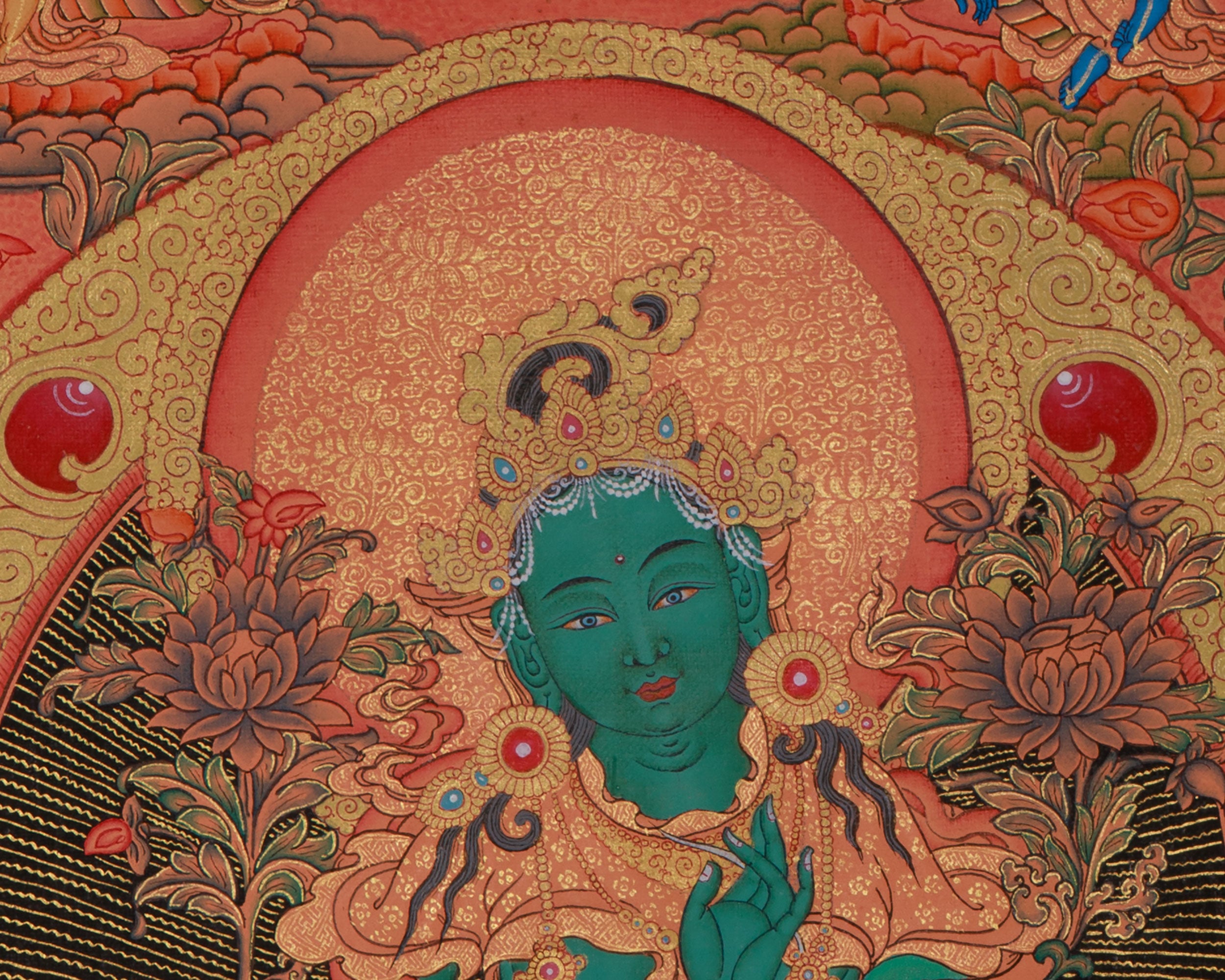 Twenty-One Taras Thangka Painting | The Feminine Energy in Enlightened Forms