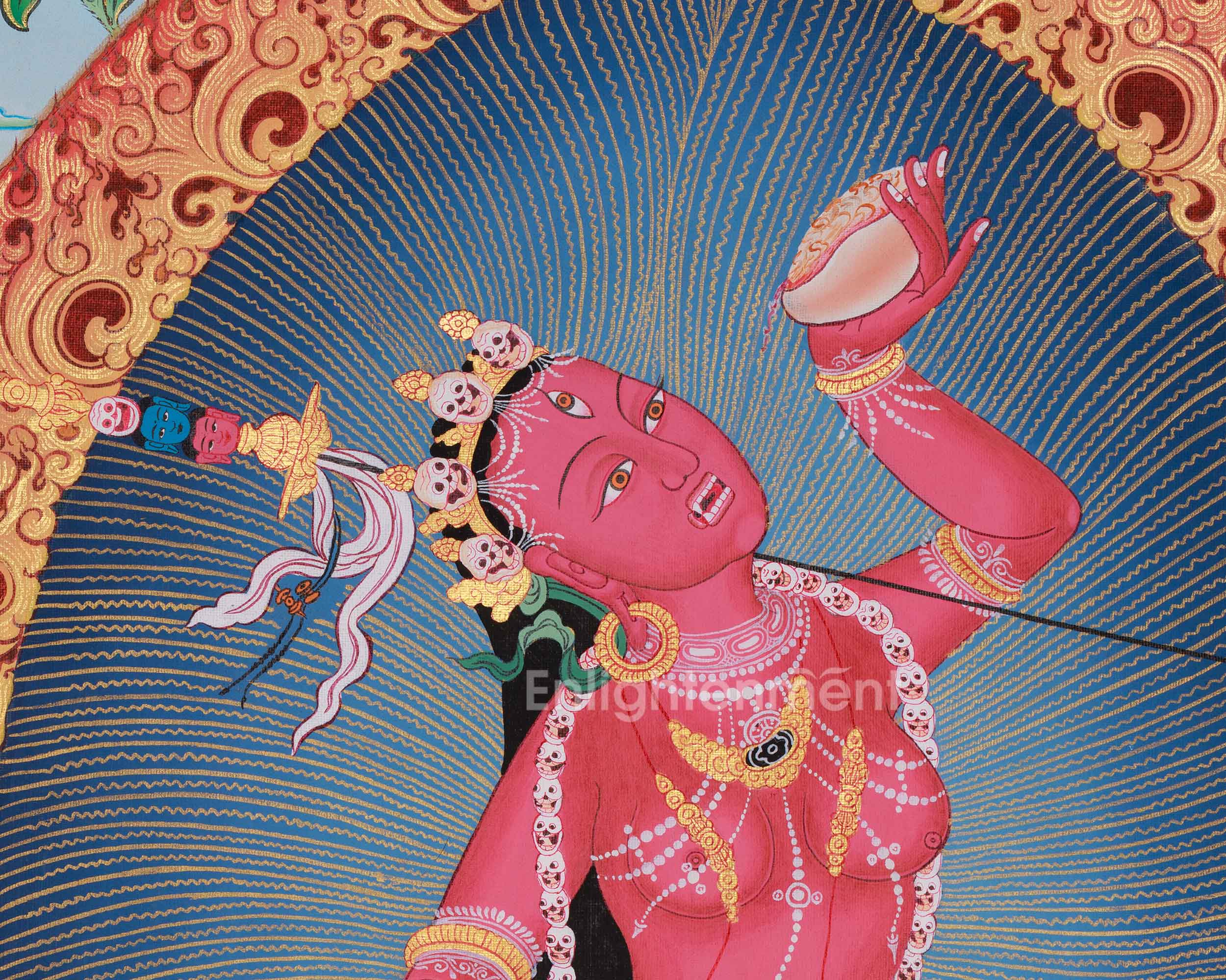 Tantric Vajrayogini Painting | Fierce Goddess of Liberation and Wisdom
