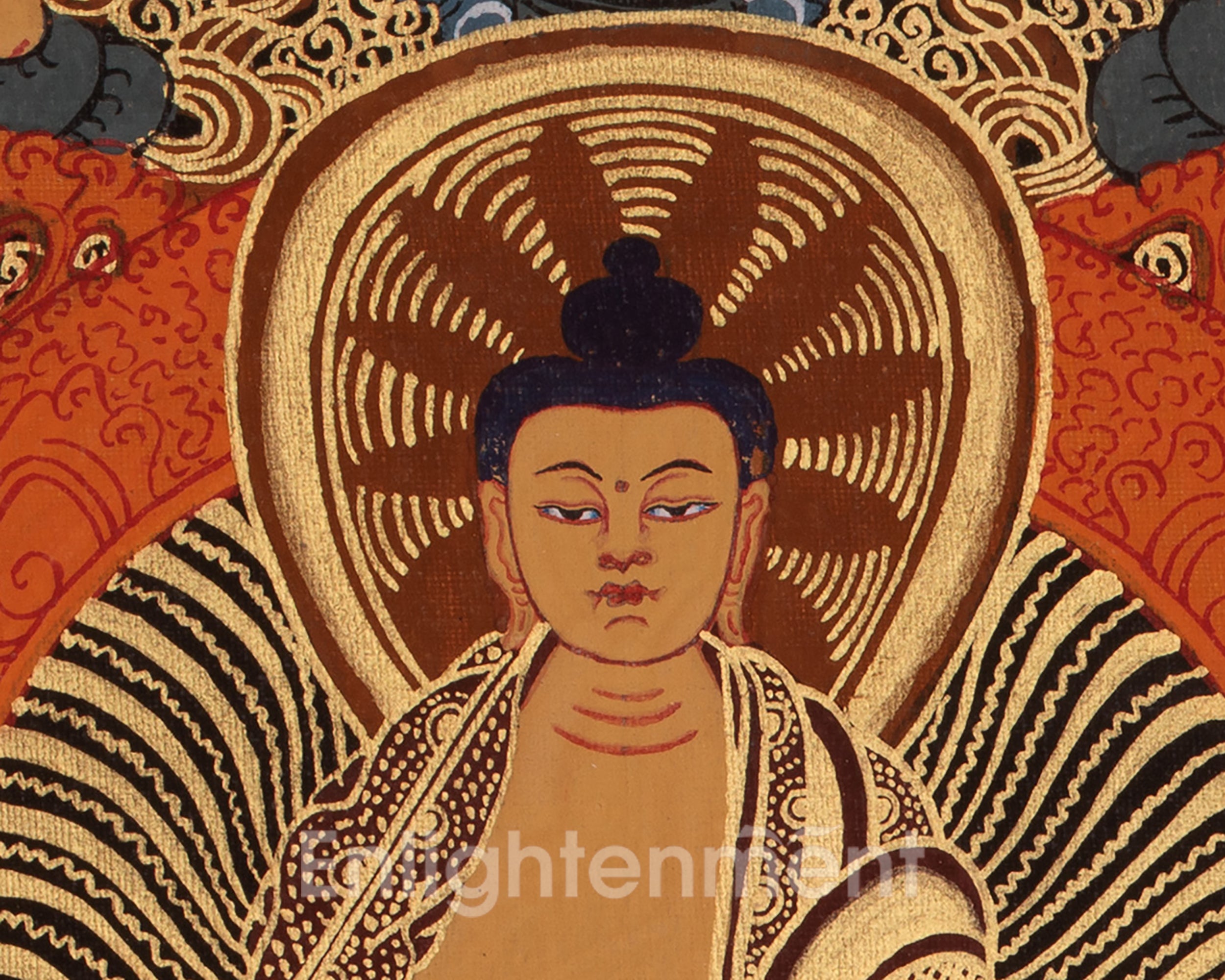 Enlightened Shakyamuni Buddha Art | Historical Buddha | Founder of Buddhism