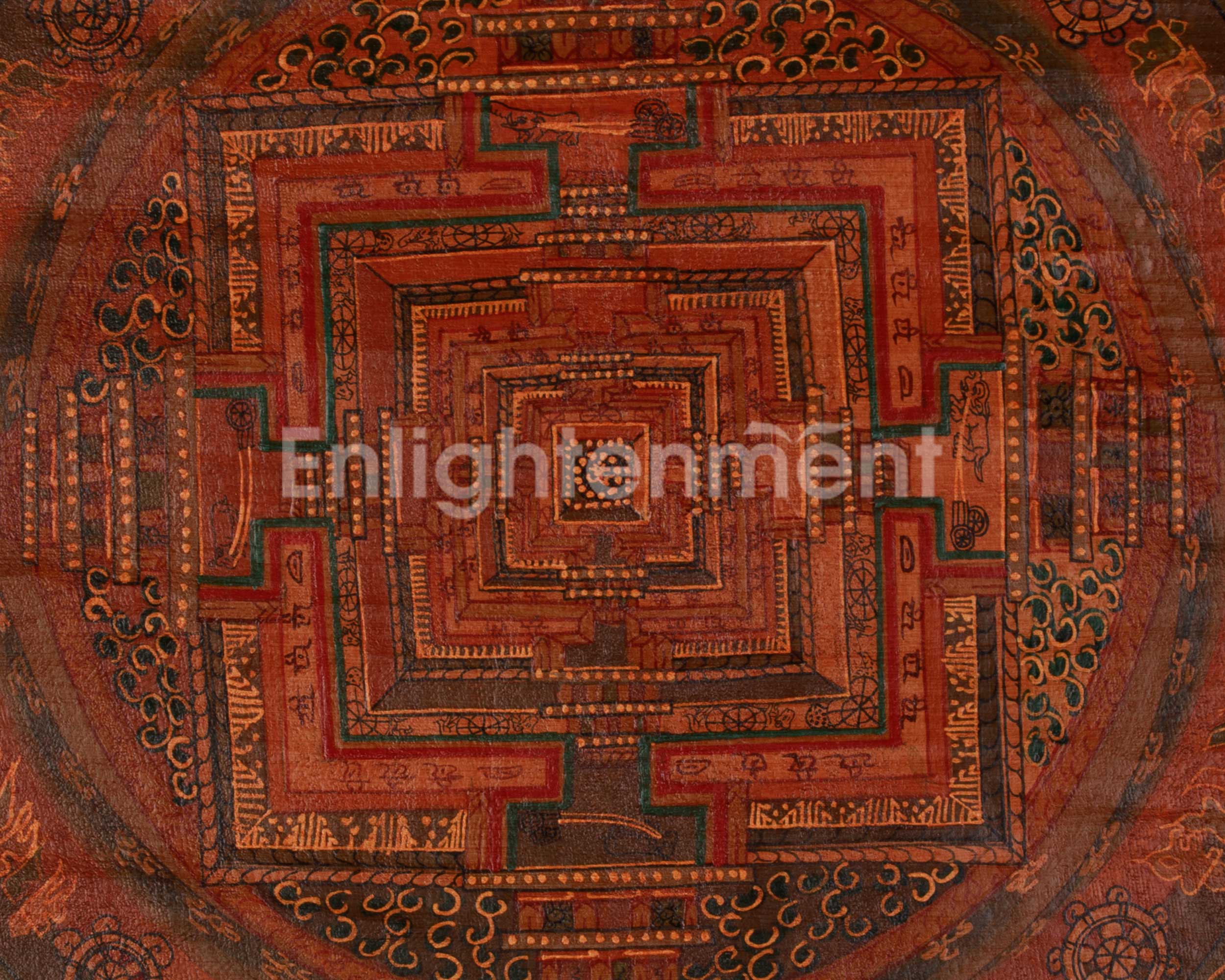 Himalayan Art of The Kalachakra Mandala | Buddhist Meditation Artwork