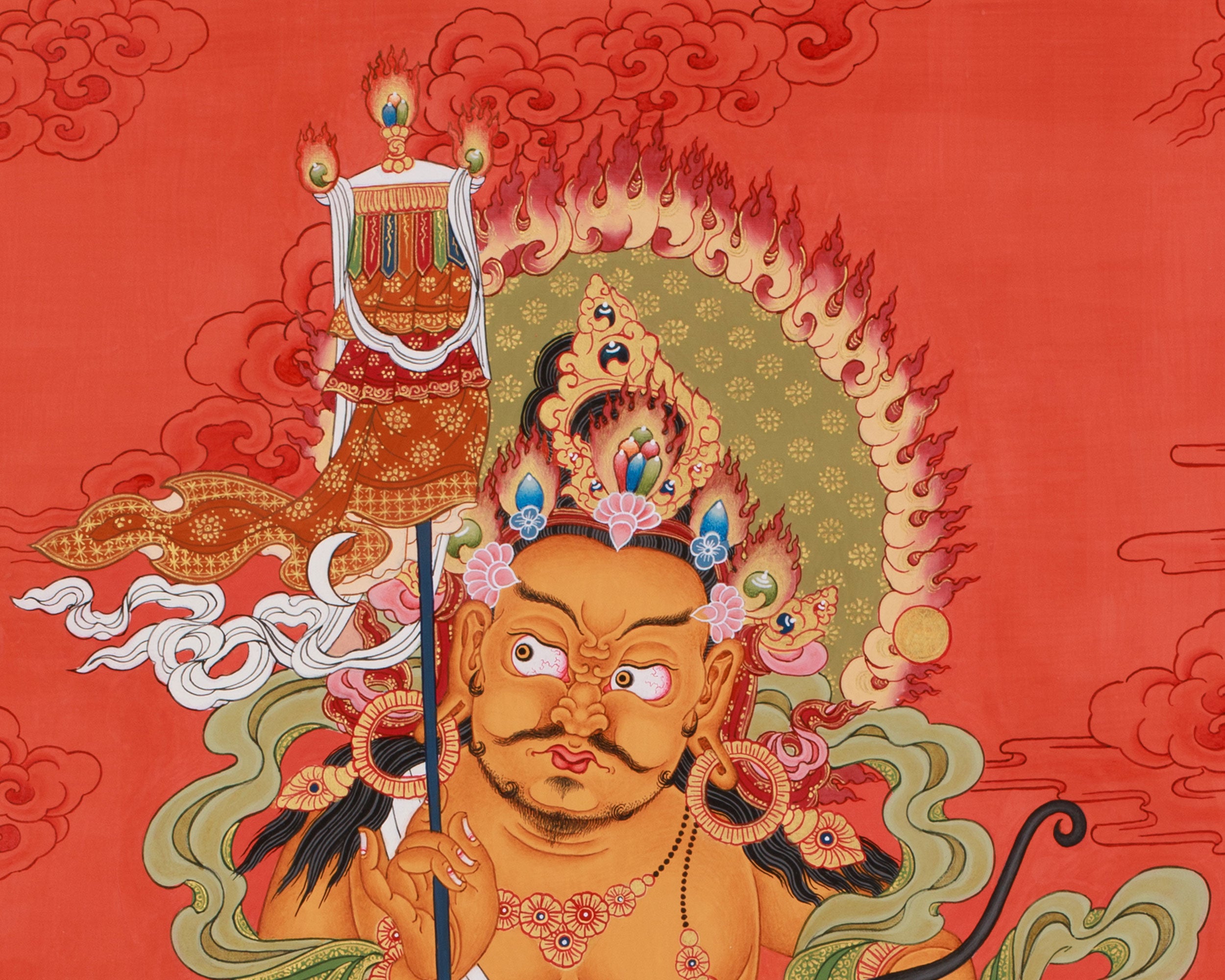Namtoshe Buddha Thangka | Buddhist Art for Wealth and Protection