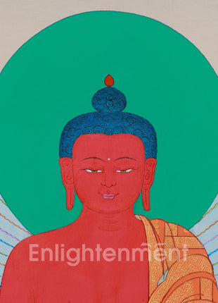 Red Buddha Amitabha | Symbol of Infinite Light and Compassion