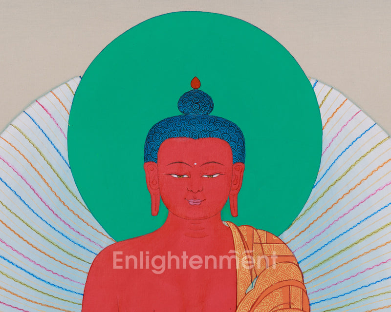 Red Buddha Amitabha | Symbol of Infinite Light and Compassion