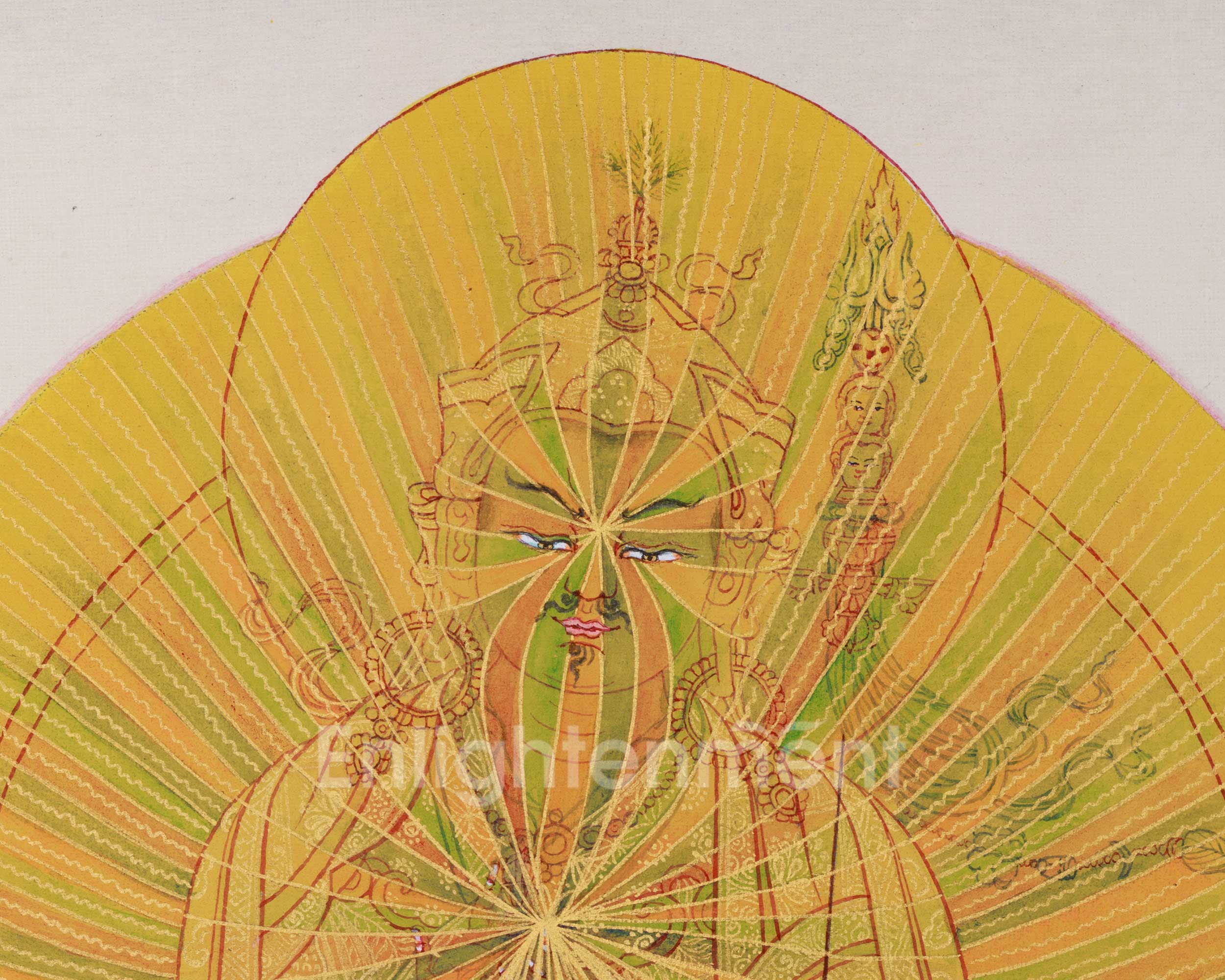 Guru Padmasambhava Rainbow Body Thangka