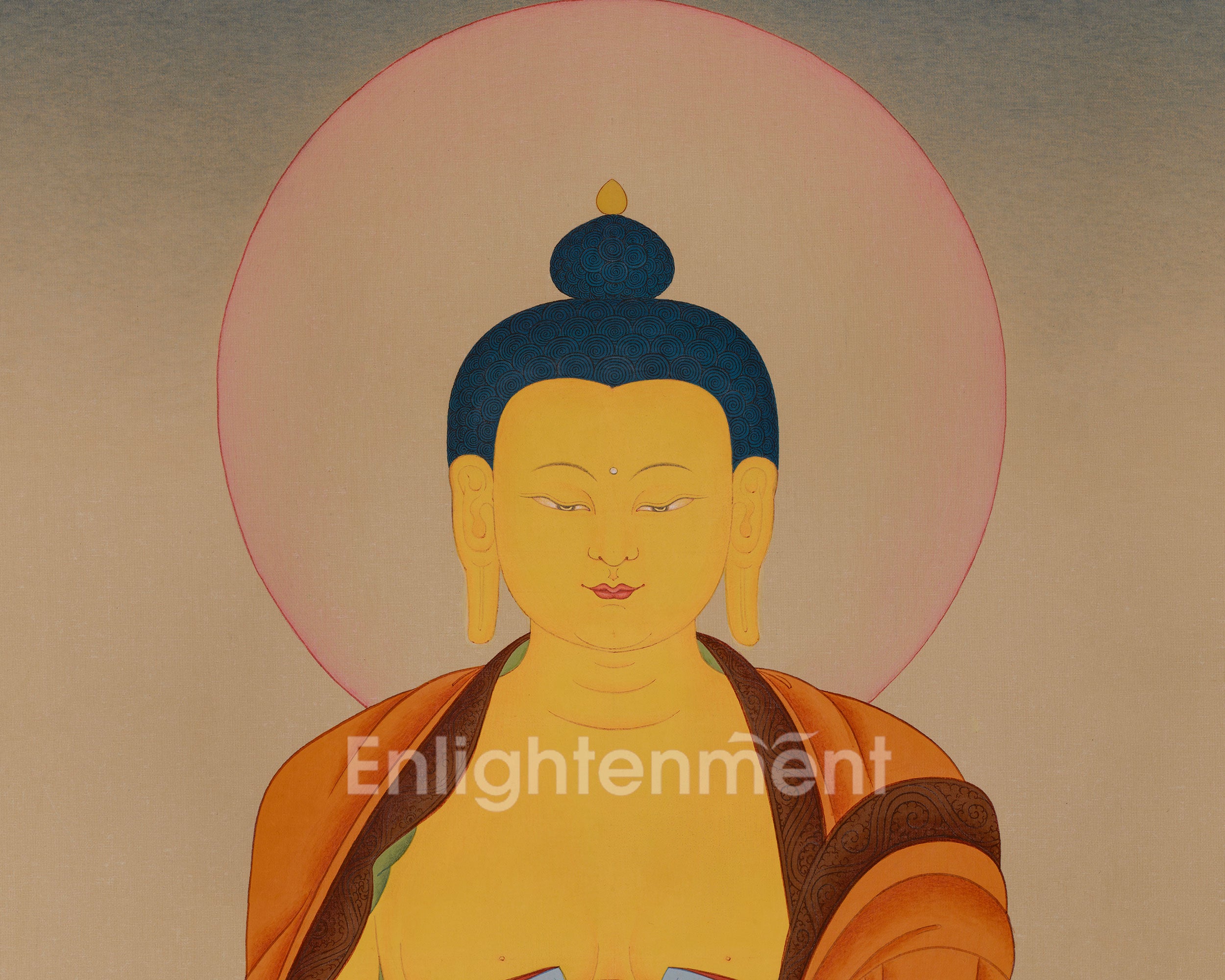 Sacred Thangka Of Shakyamuni Buddha | Siddhartha Gautama | Divine Path To Enlightenment