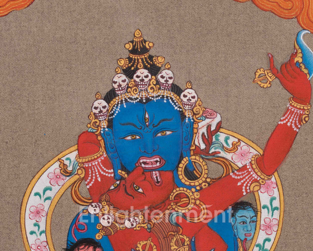 Chakrasamvara Tibetan Thangka | Tantric Deity | Inseparable Union of Compassion