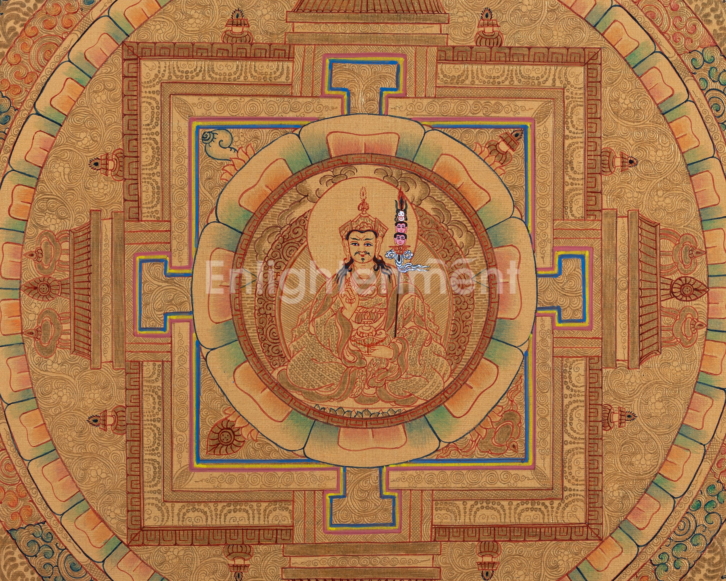 Guru Padmasambhava Mandala | Second Buddha in Peaceful Form