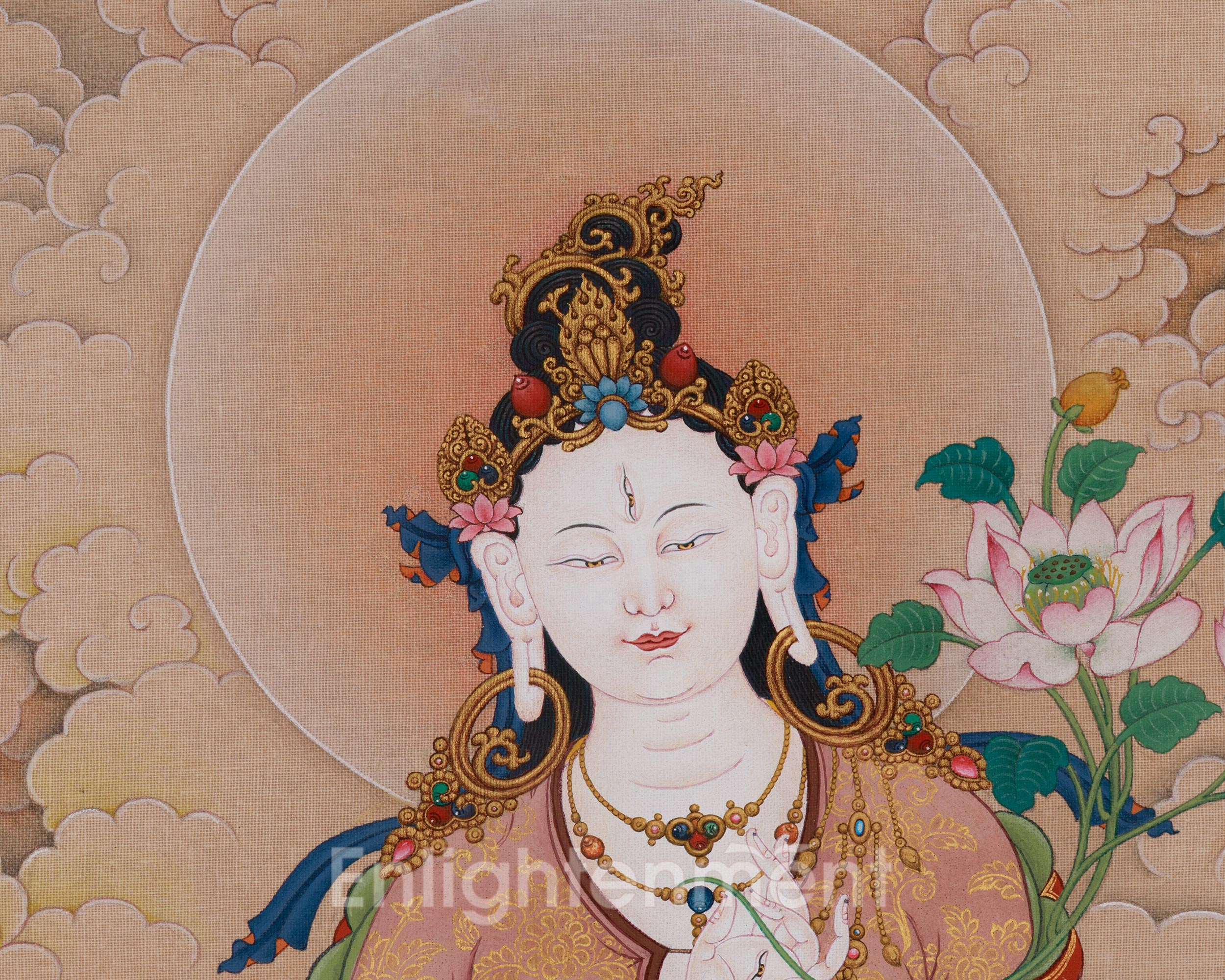 Tibetan Art of White Tara | Sita Tara | Healing and Long-Life Deity
