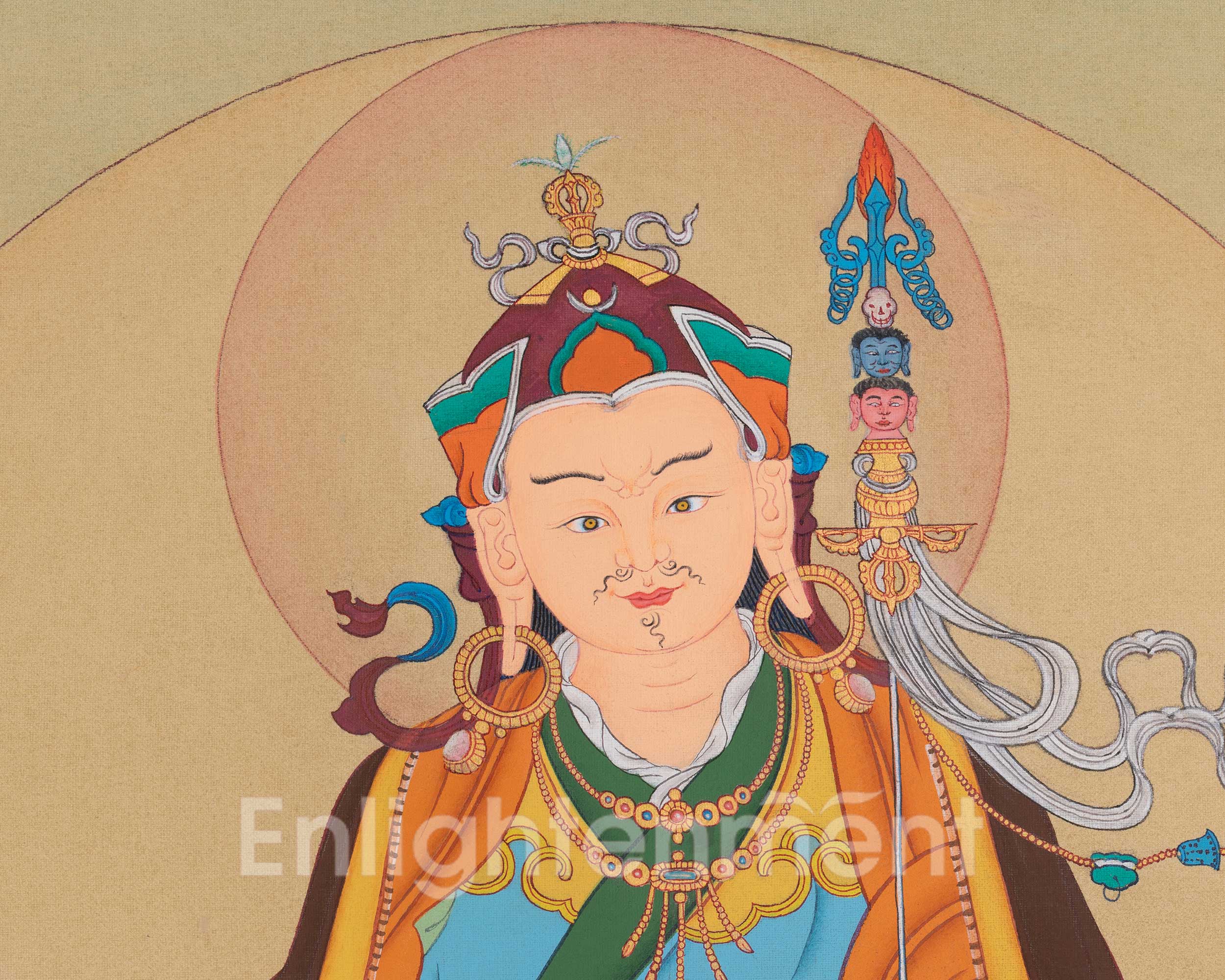 Guru Rinpoche Wall Hanging Thangka | Padmasambhava Buddhist Artwork