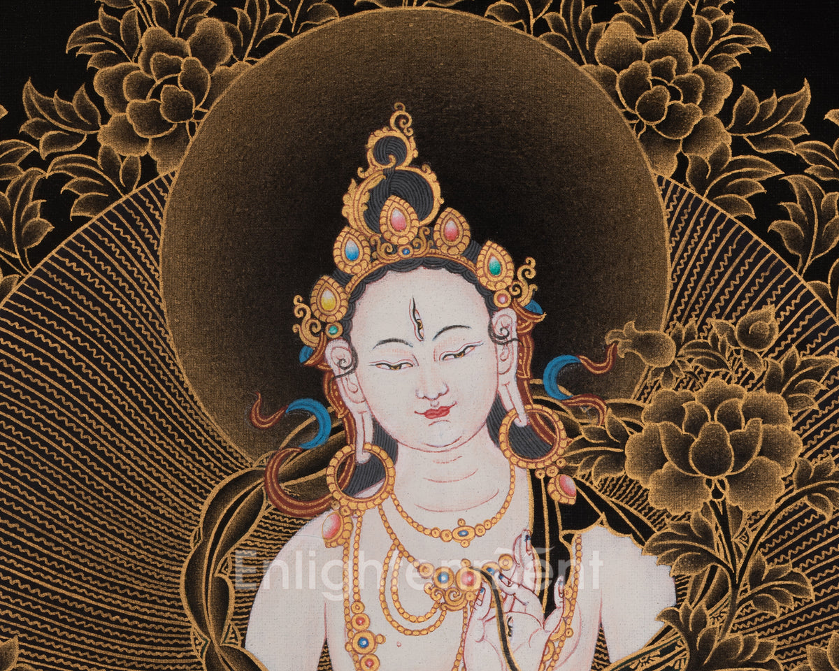 White Tara Tibetan Buddhist Art | Compassion and Longevity Deity